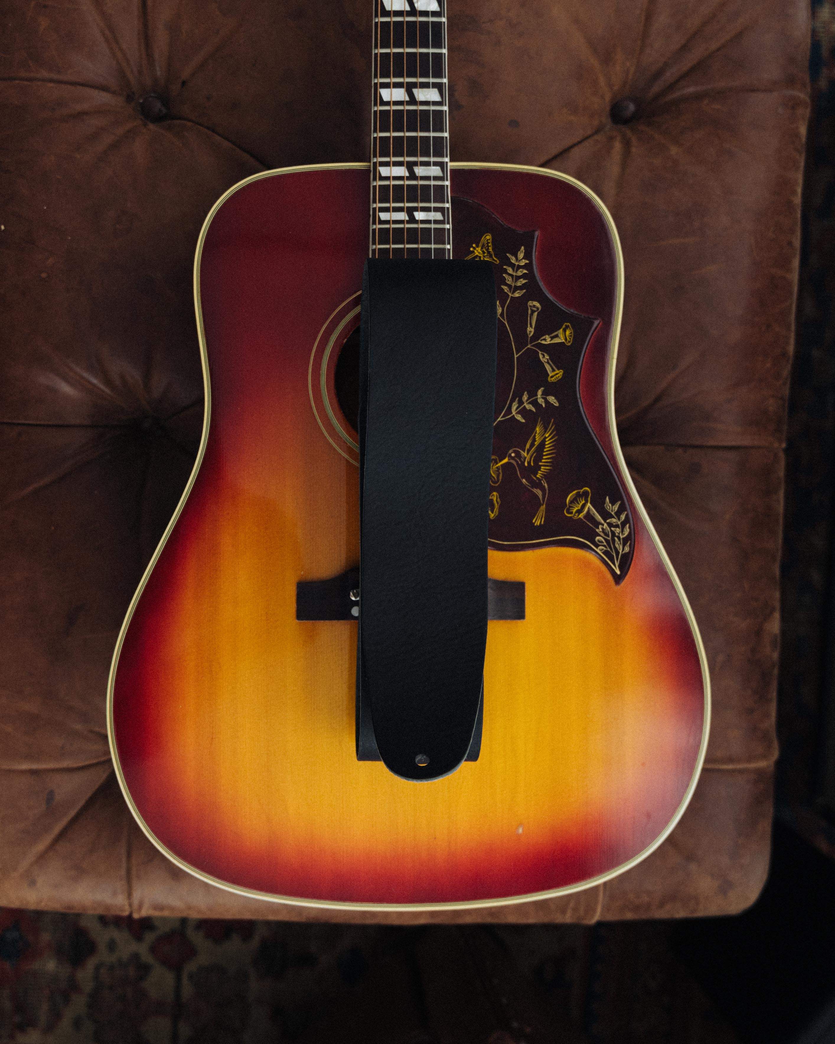 Black 3" Guitar Strap - Image 3