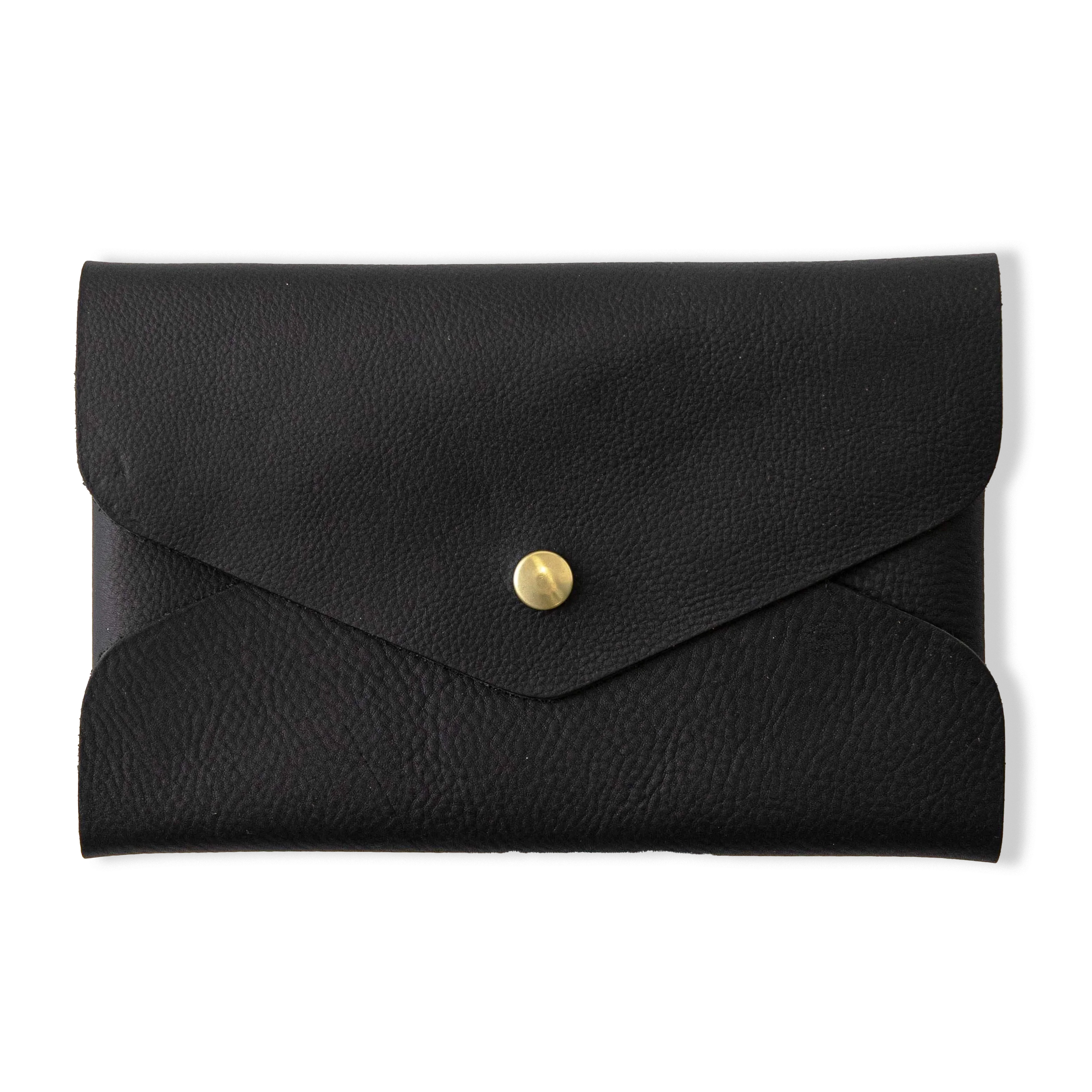 Black Kodiak Envelope Clutch