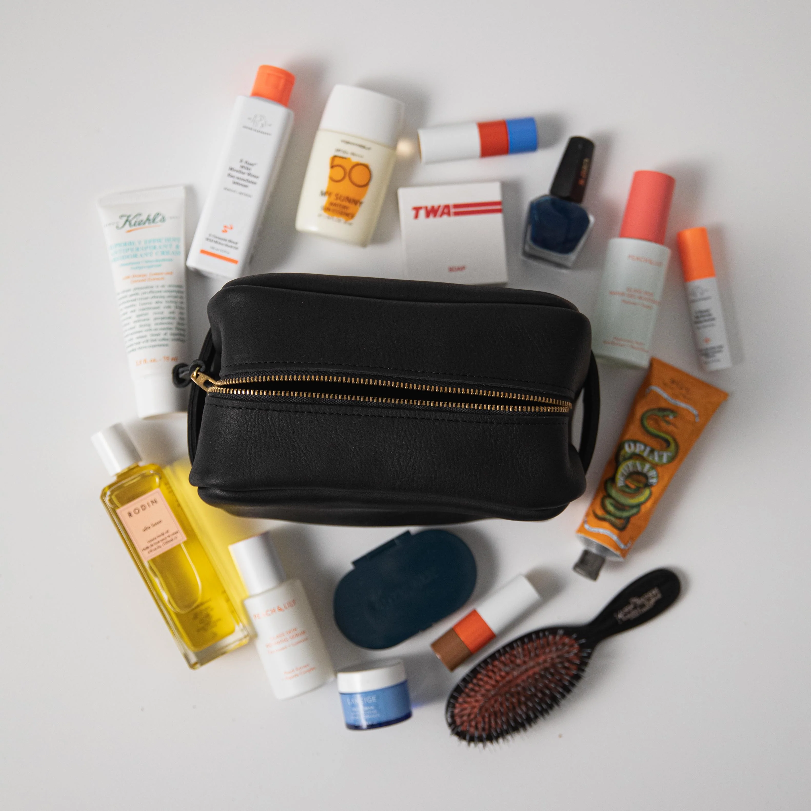 Dark Brown Bulldog Travel Kit - Image 7