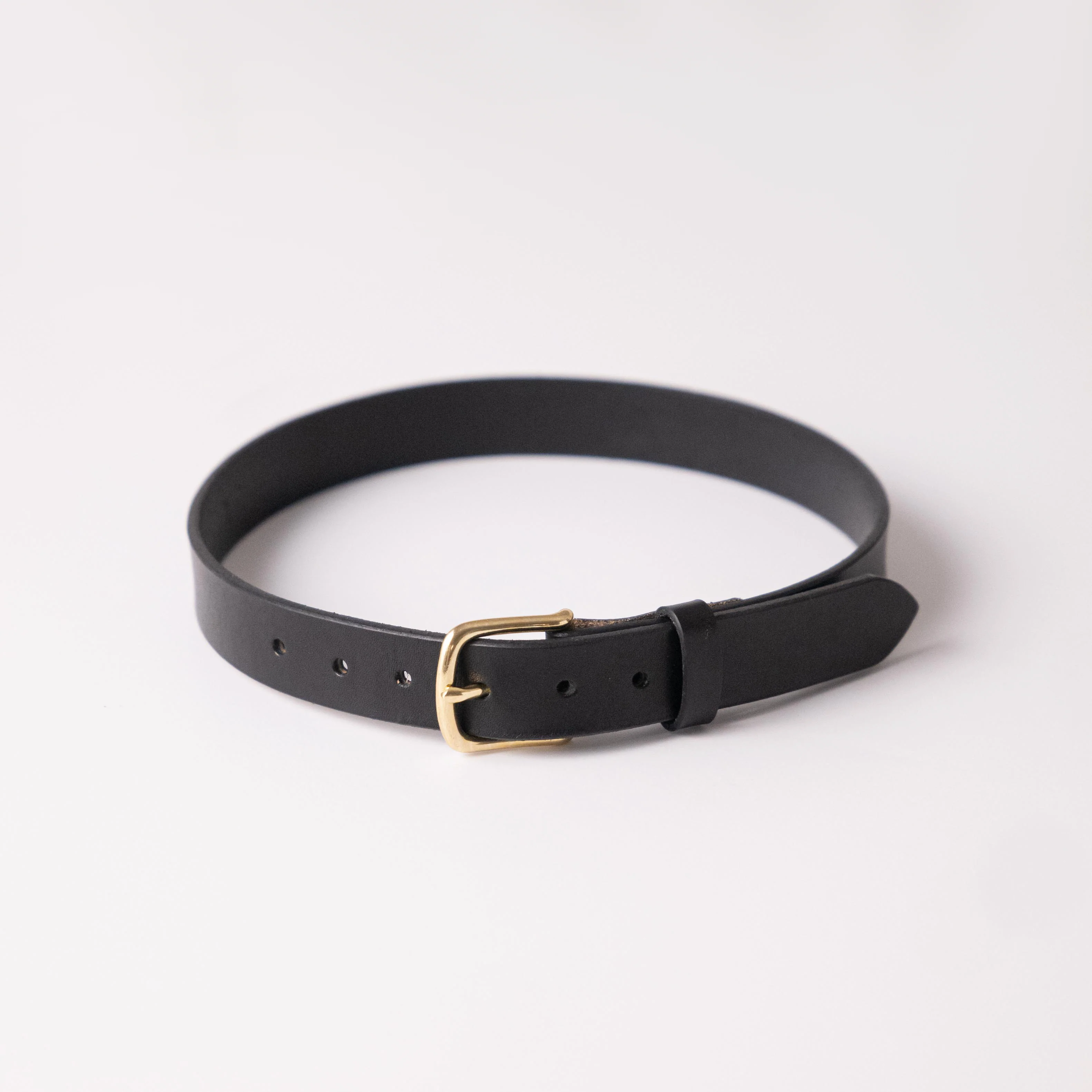 Black Leather Belt - Image 2
