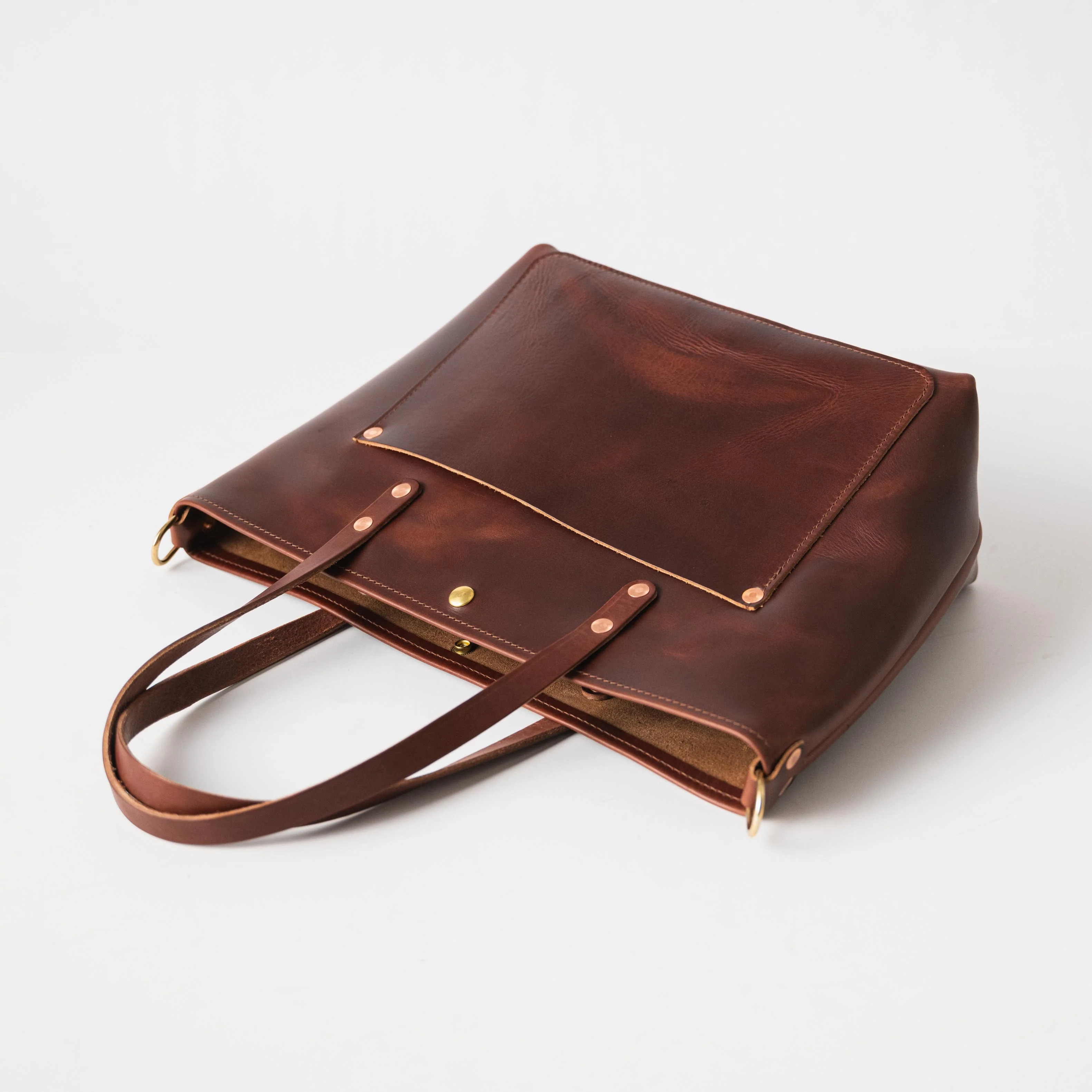 British Tan Double Shot East West Travel Tote - Image 5