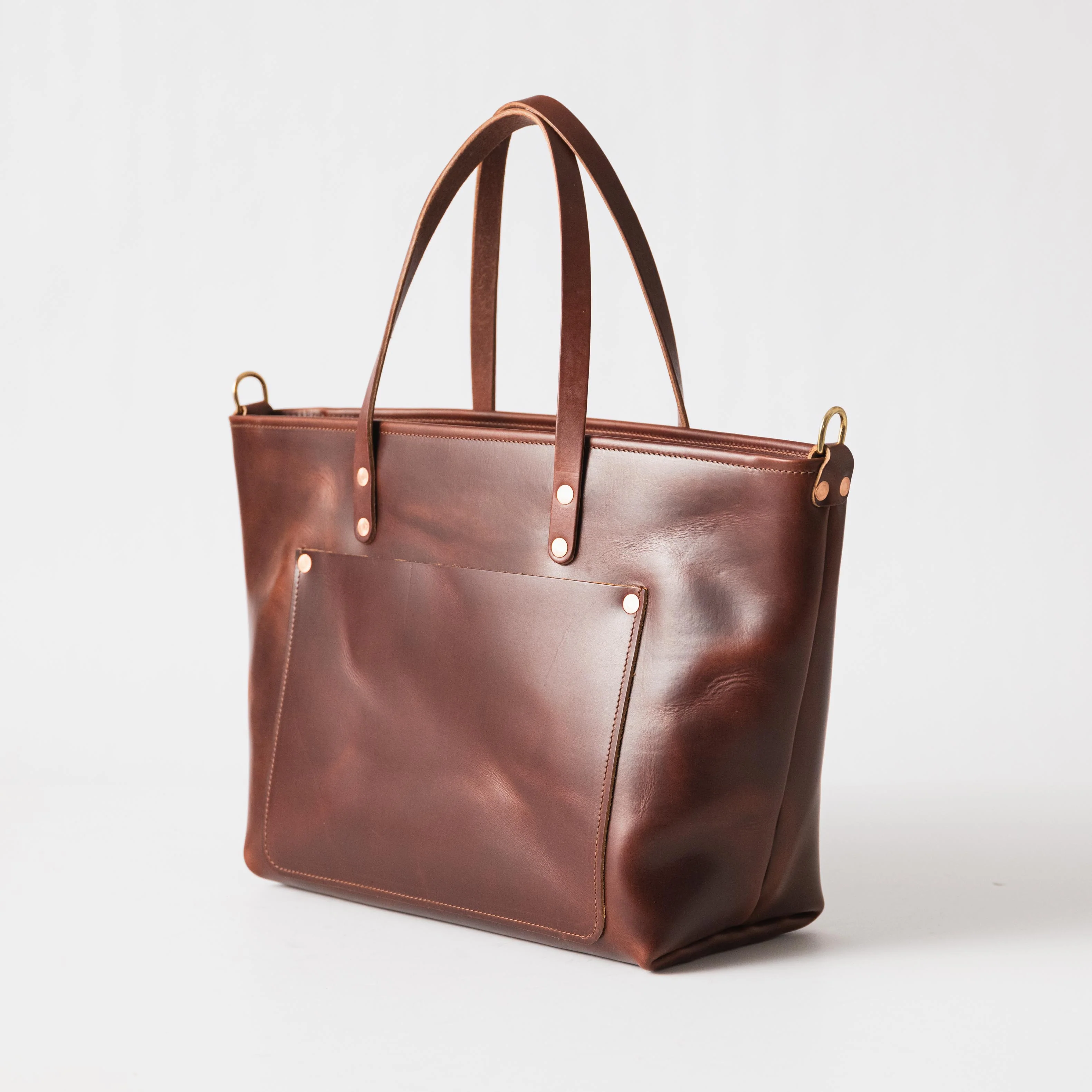 British Tan Double Shot Market Tote - Image 3