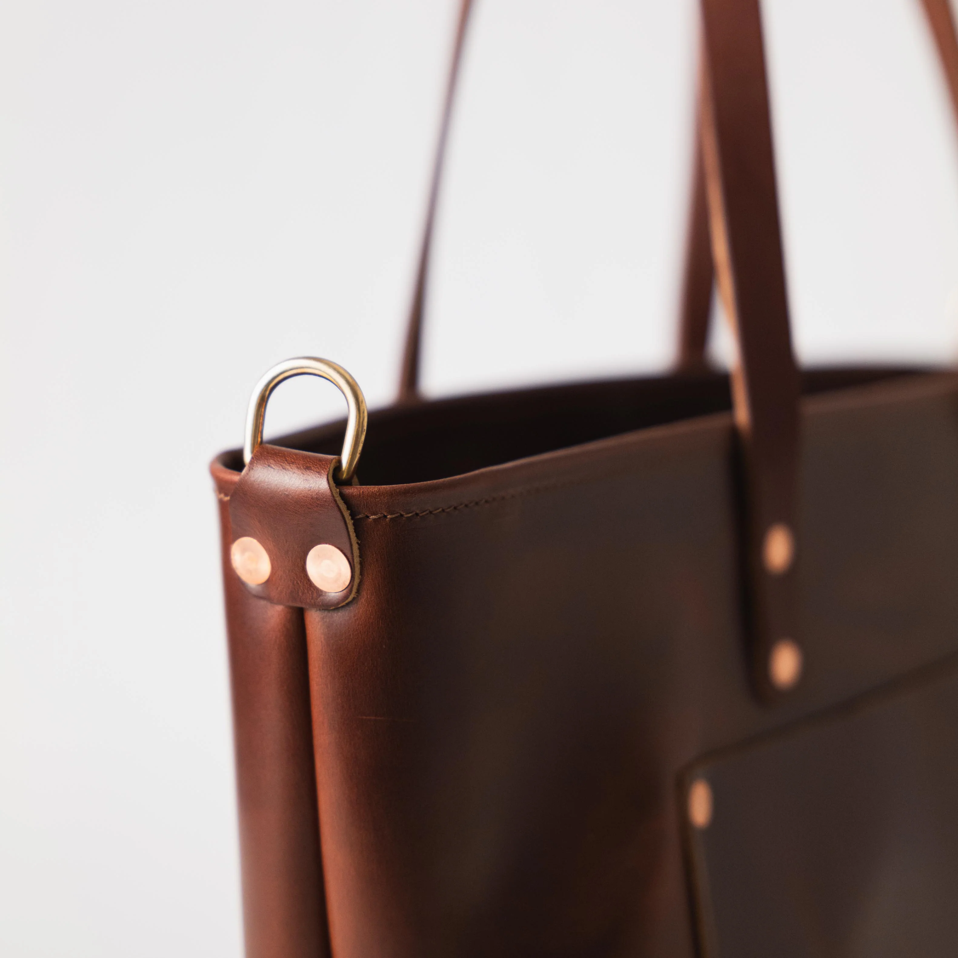 British Tan Double Shot Market Tote - Image 4