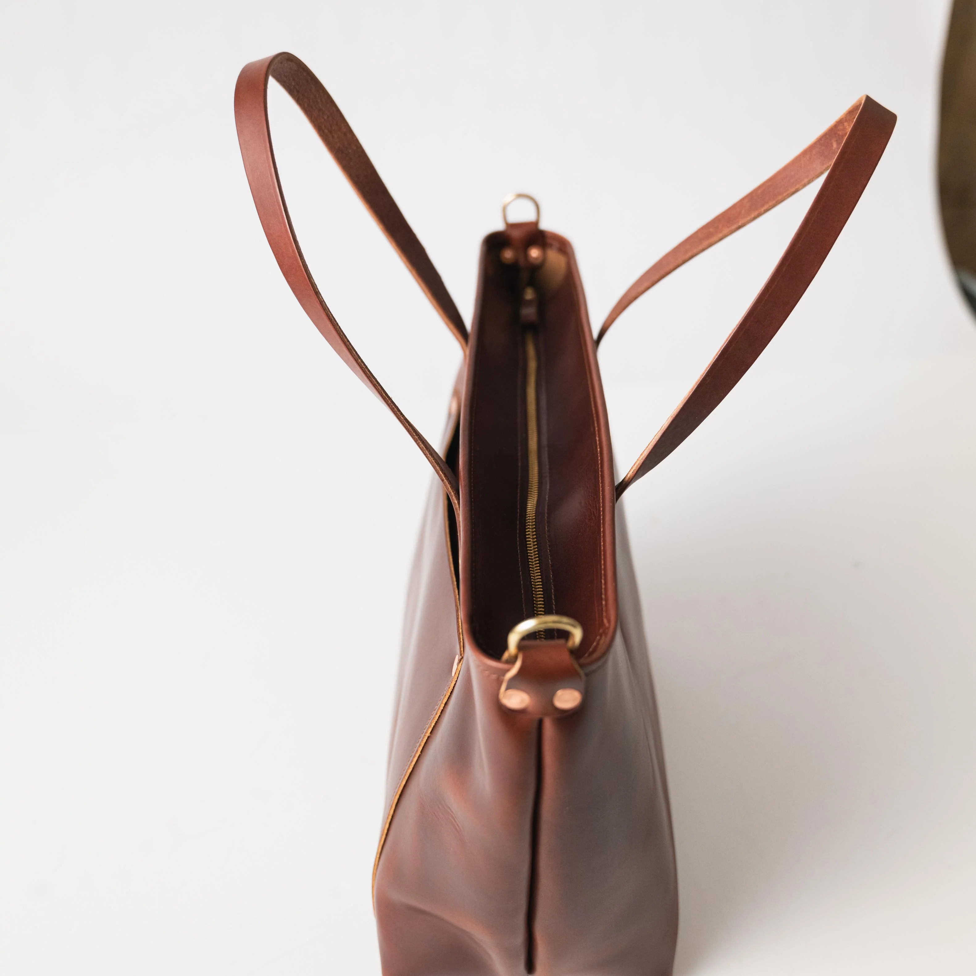 British Tan Double Shot Market Tote - Image 6