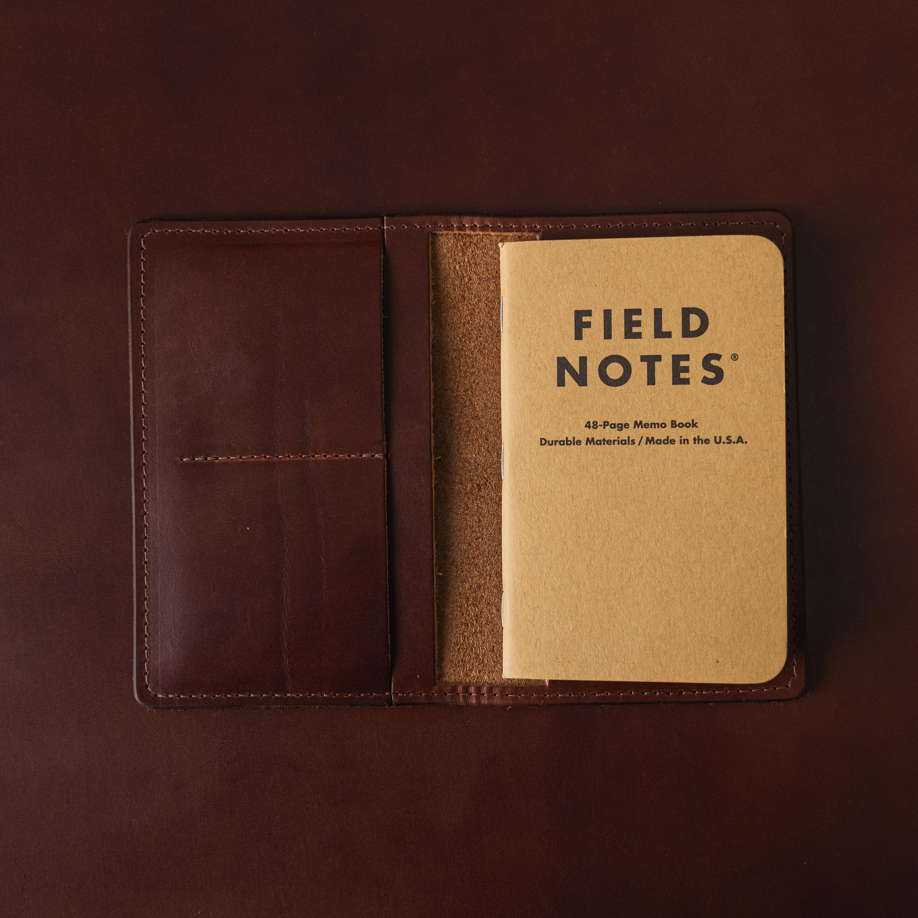 British Tan Double Shot Passport Wallet - Image 4