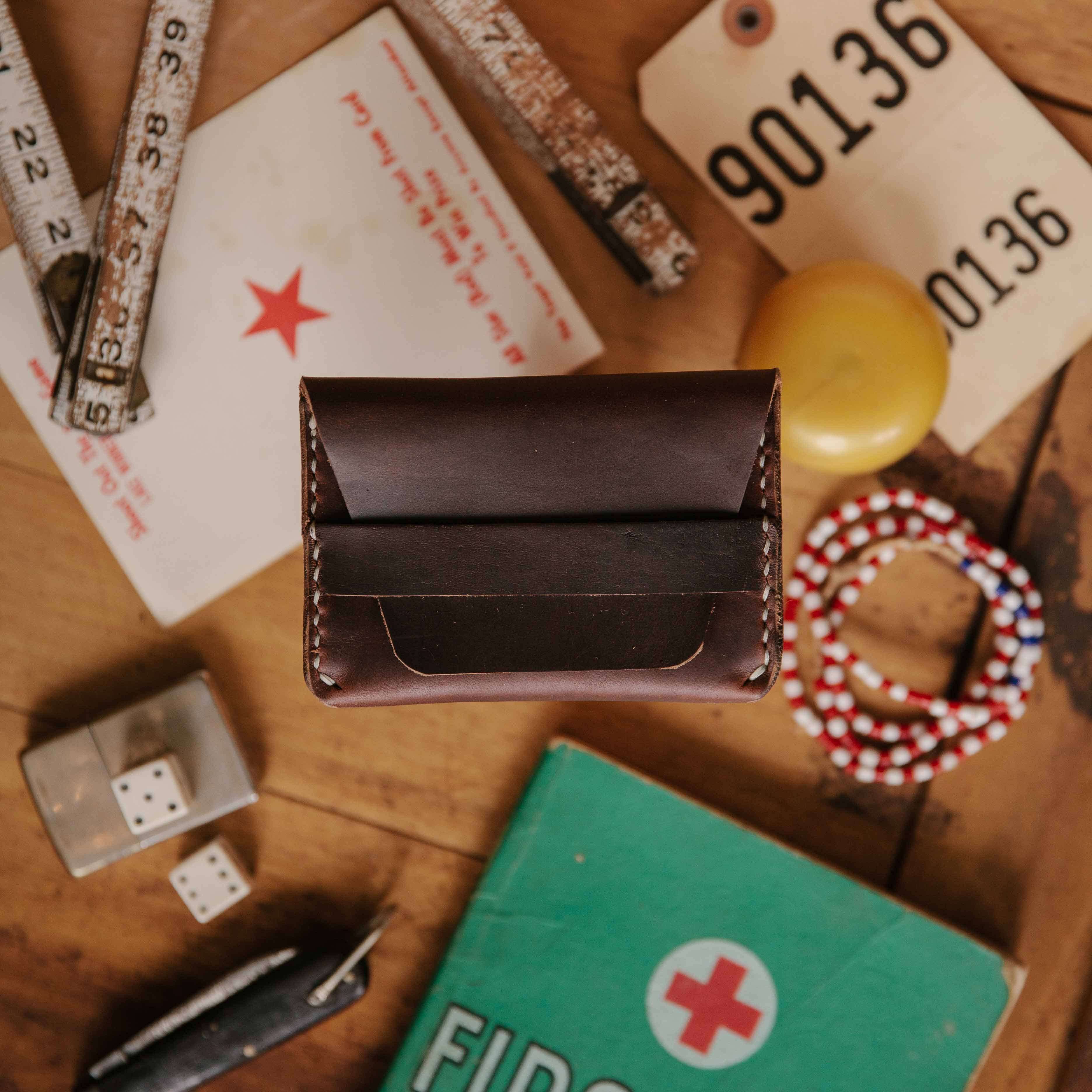 Brown Chromexcel Flap Wallet - Image 5