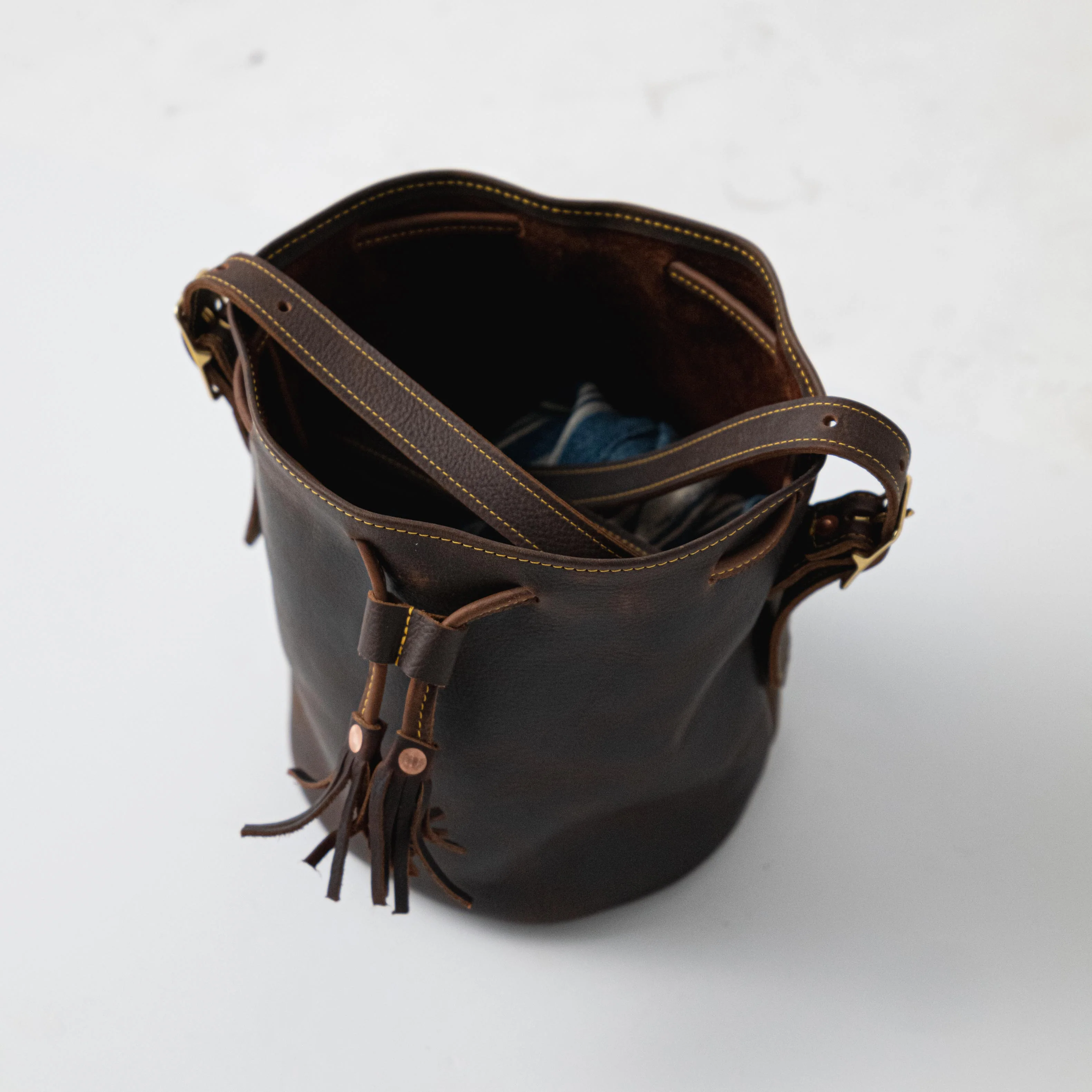 Brown Kodiak Bucket Bag - Image 3