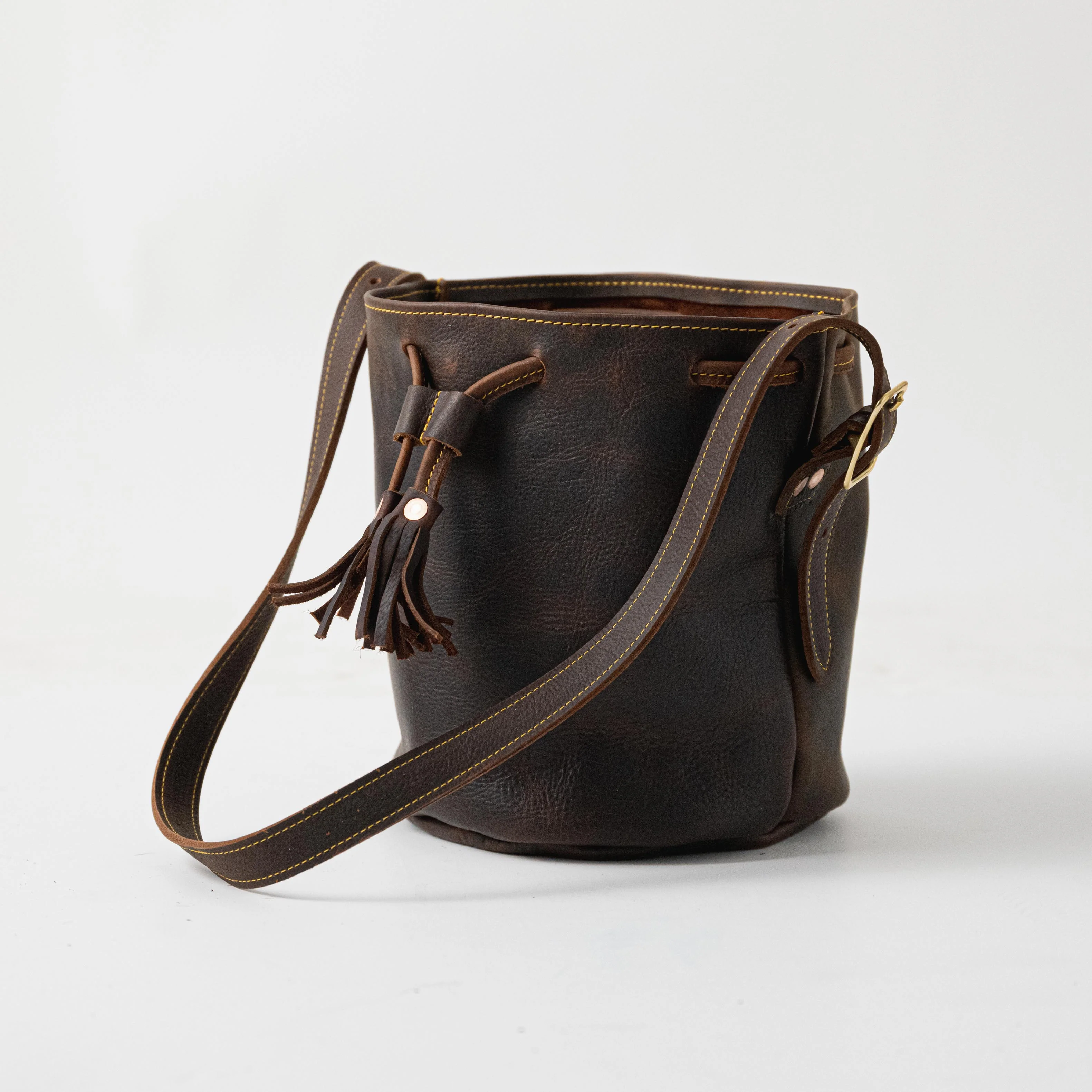 Brown Kodiak Bucket Bag - Image 4