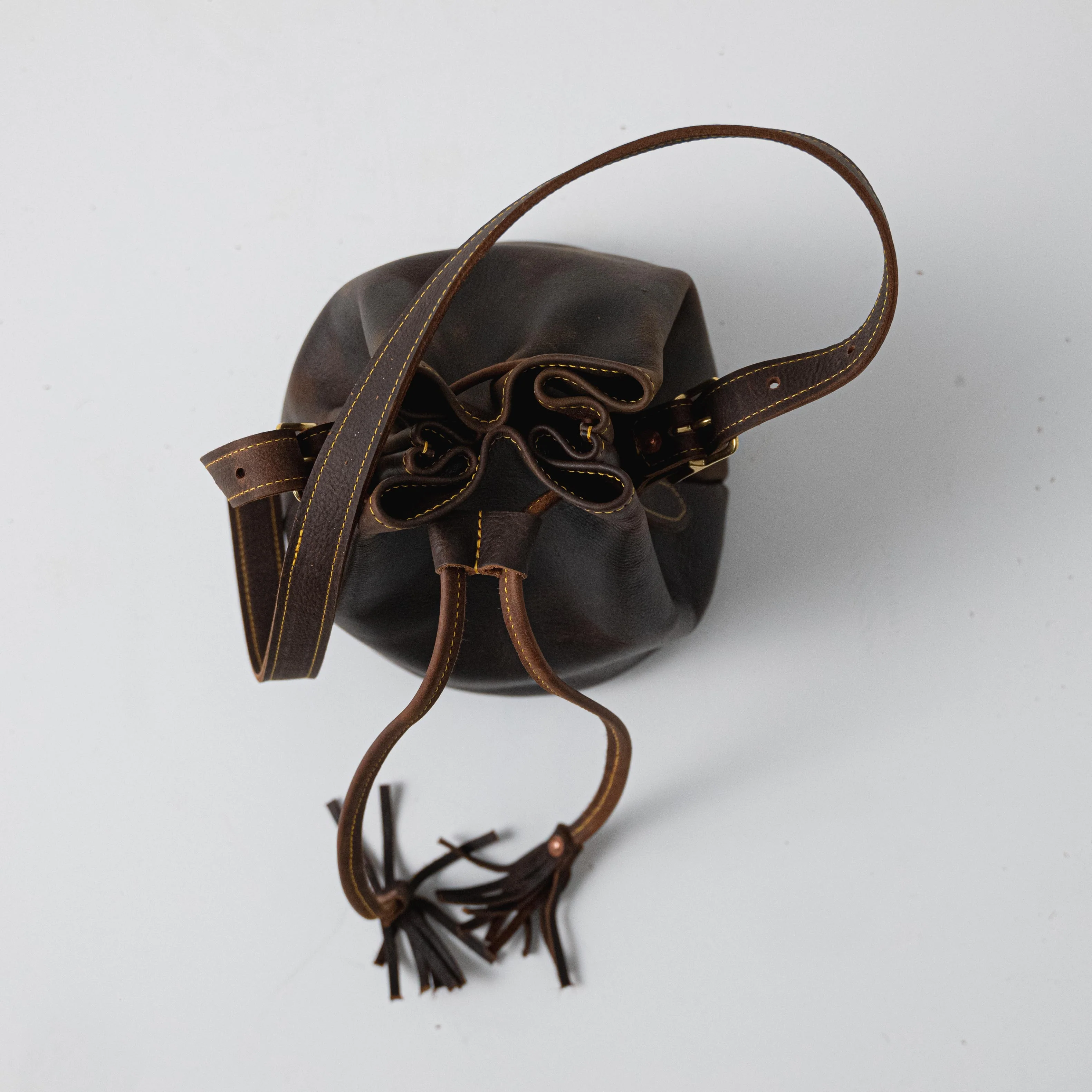 Brown Kodiak Bucket Bag - Image 7