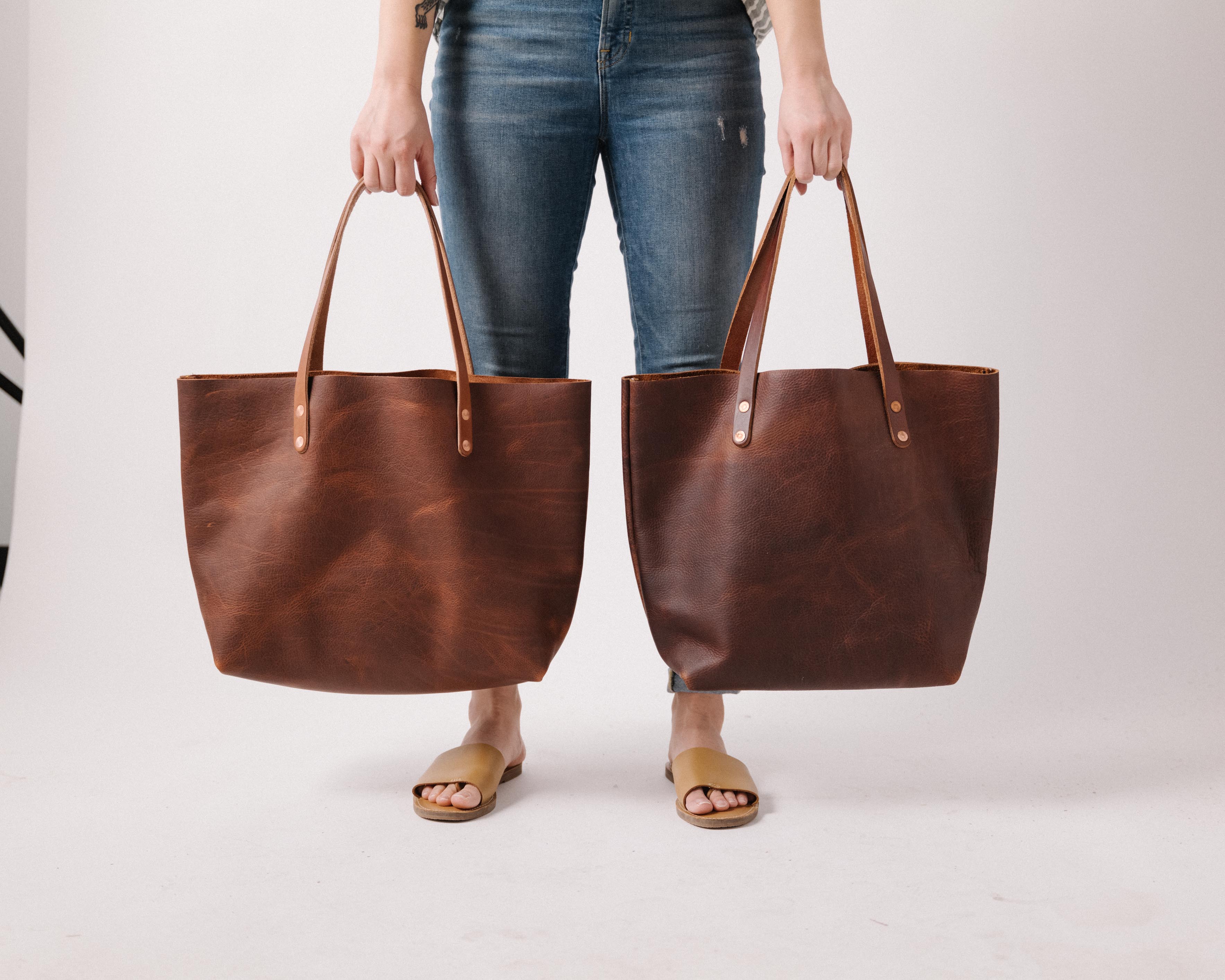 Brown Kodiak East West Tote - Image 7