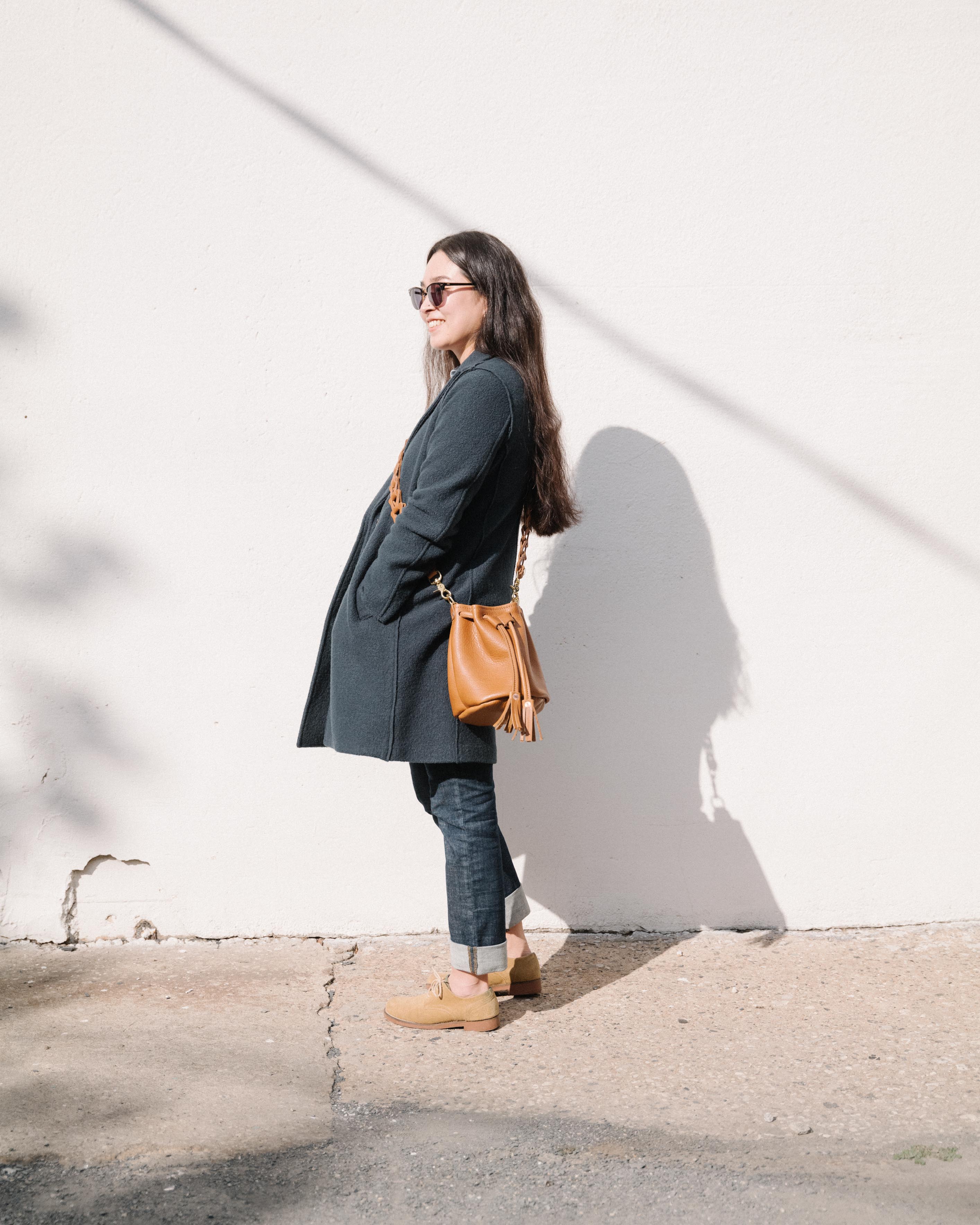 Brown Kodiak Mini Bucket Bag - Image 10