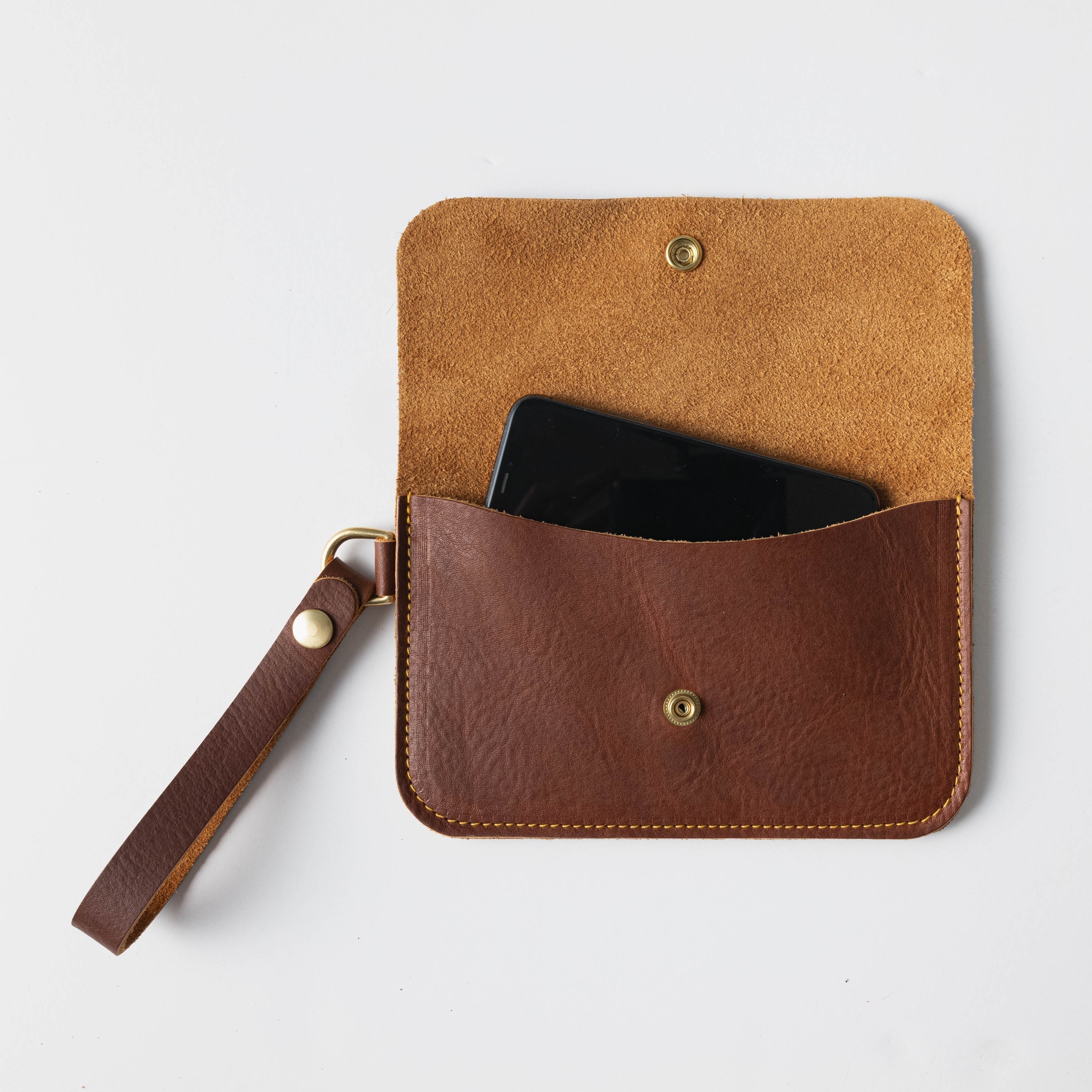 Brown Kodiak Wristlet Clutch - Image 4