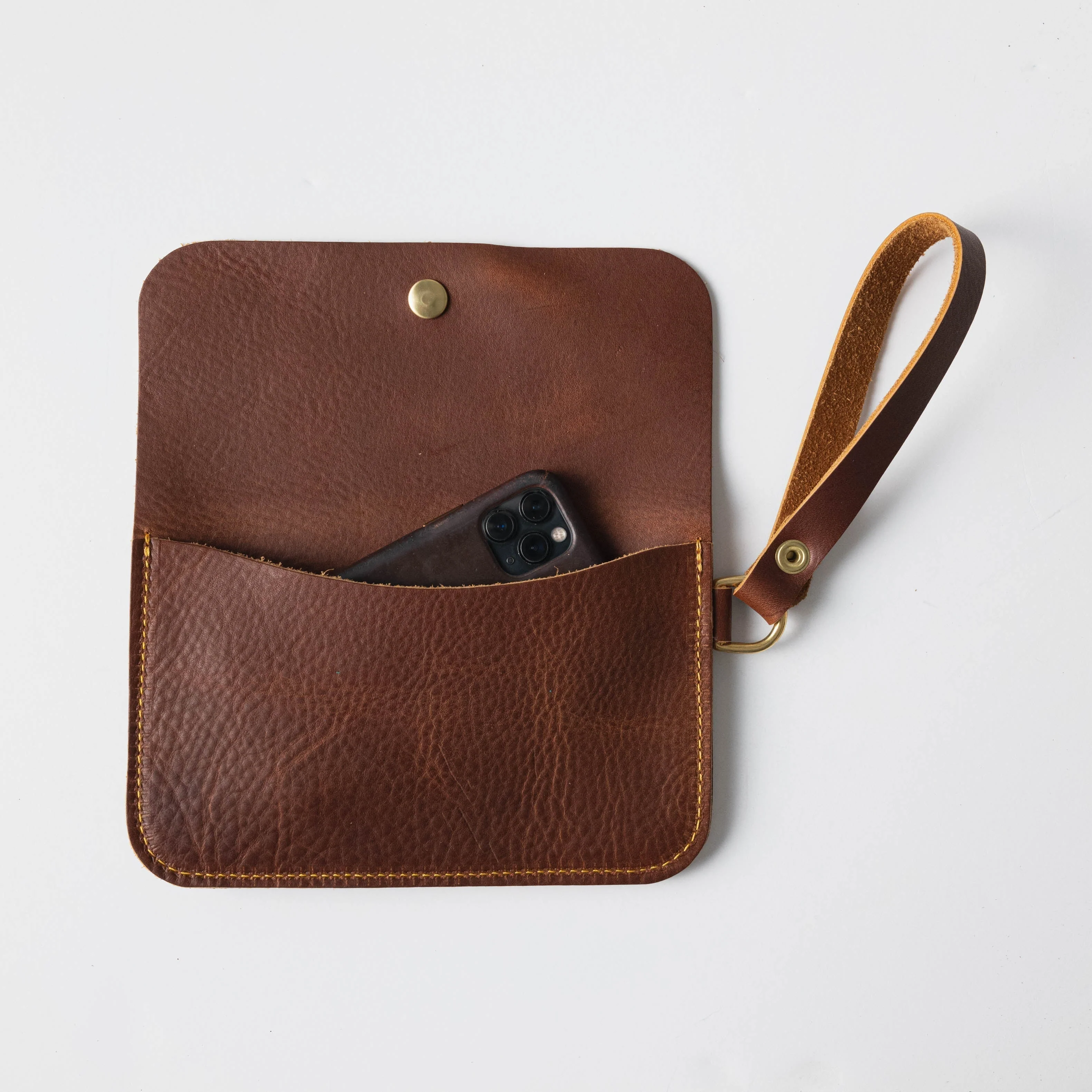 Brown Kodiak Wristlet Clutch - Image 5