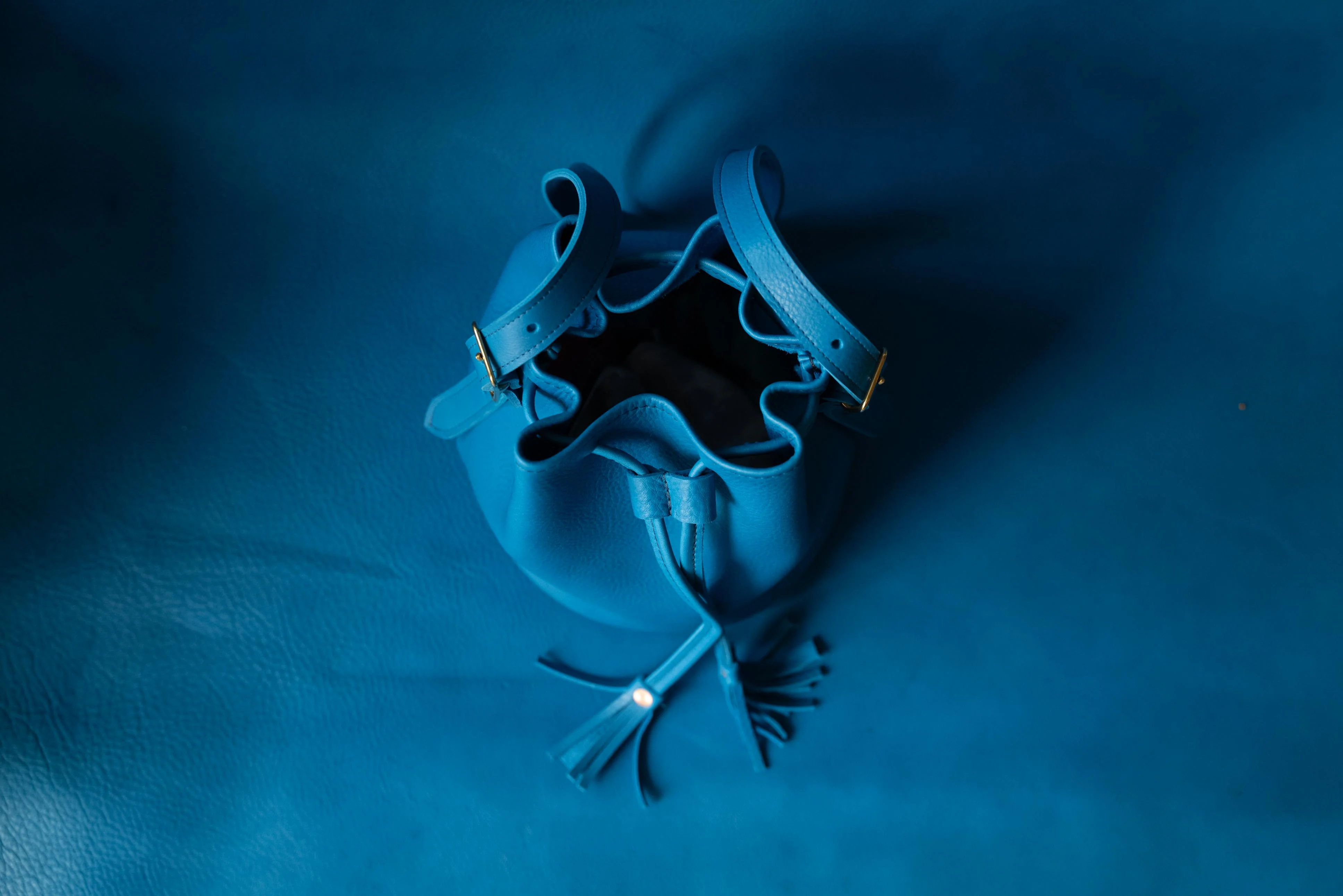 Cerulean Cypress Bucket Bag - Image 3
