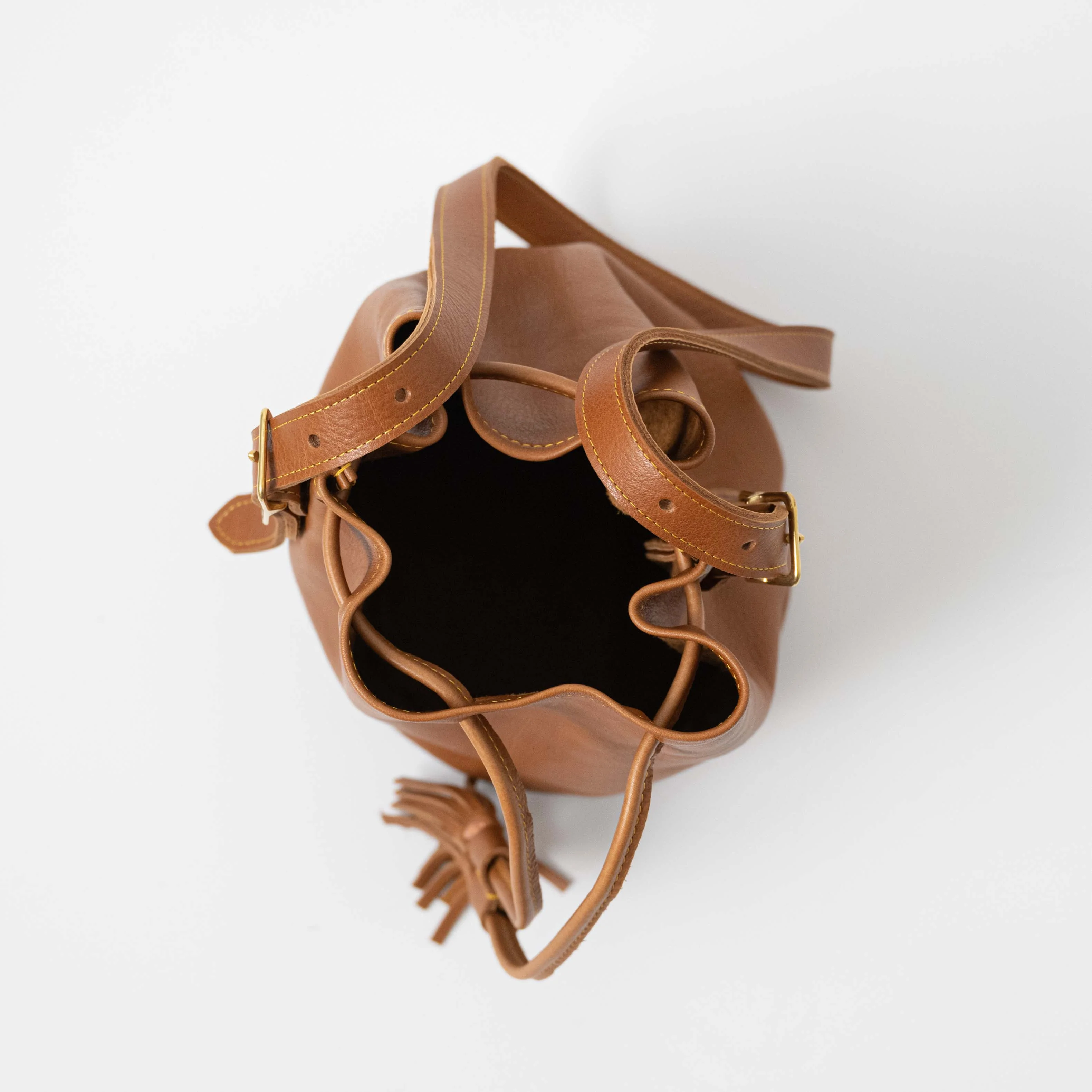 Cognac Cypress Bucket Bag - Image 4