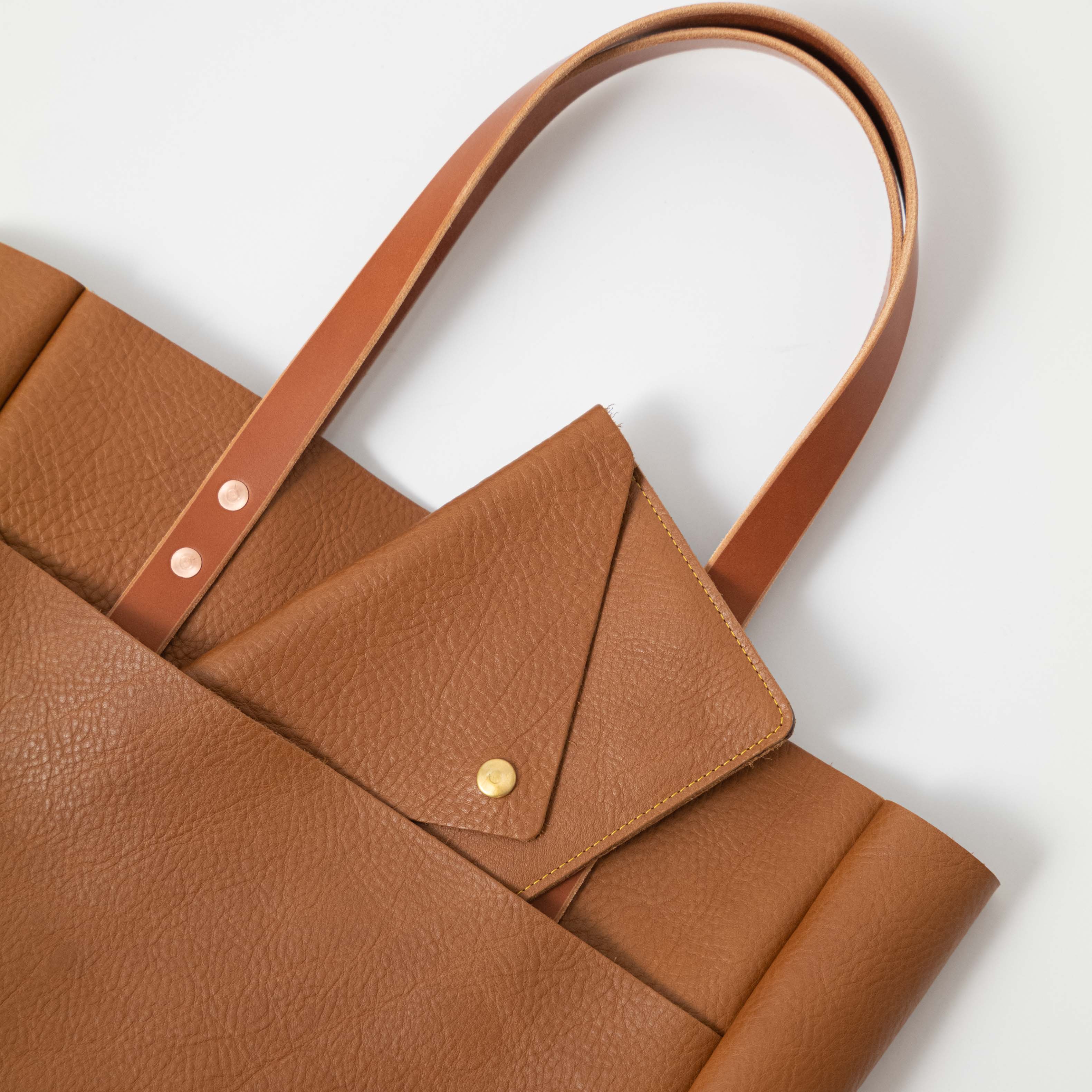 Cognac Cypress Carryall Tote - Image 8