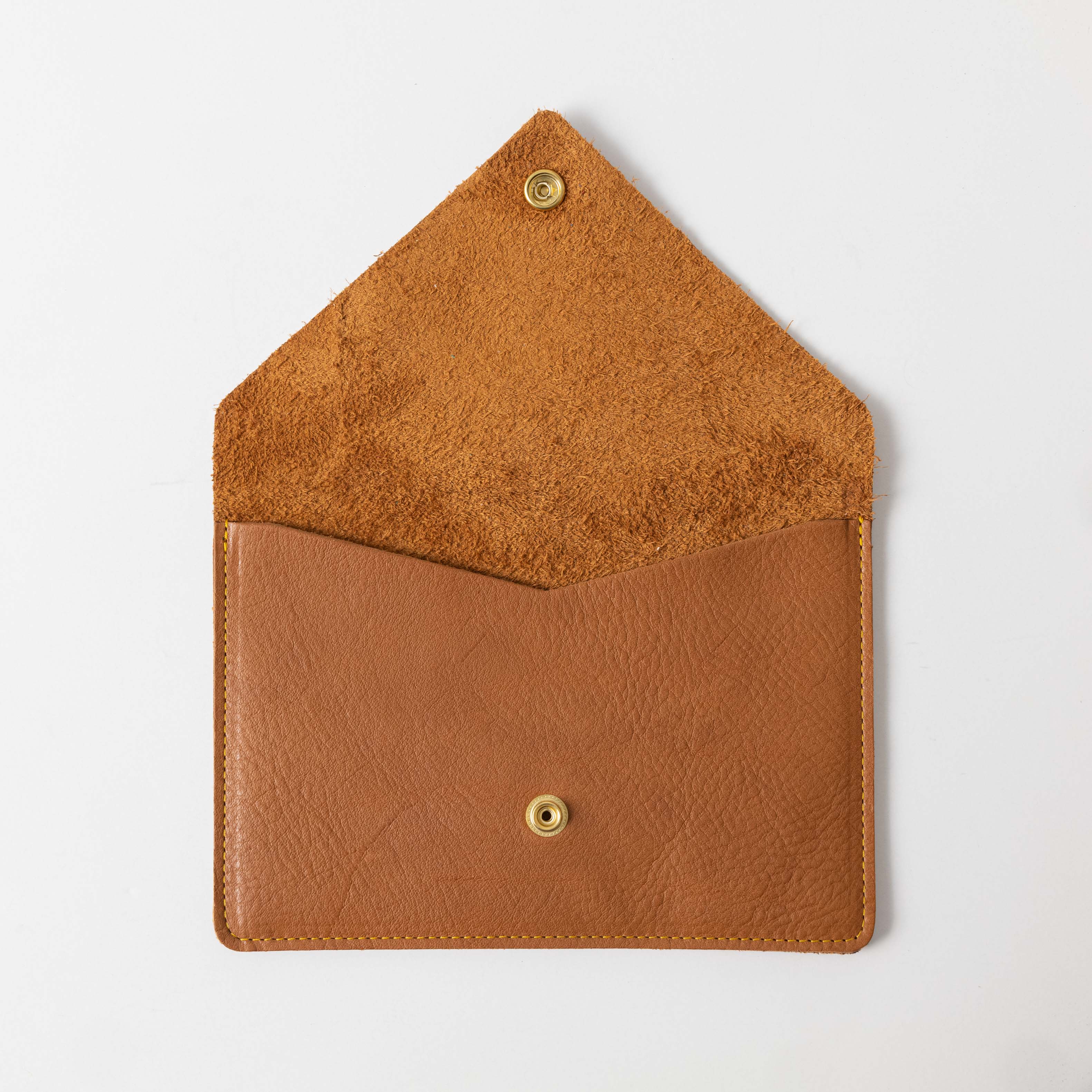 Cognac Cypress Leather Clutch - Image 2