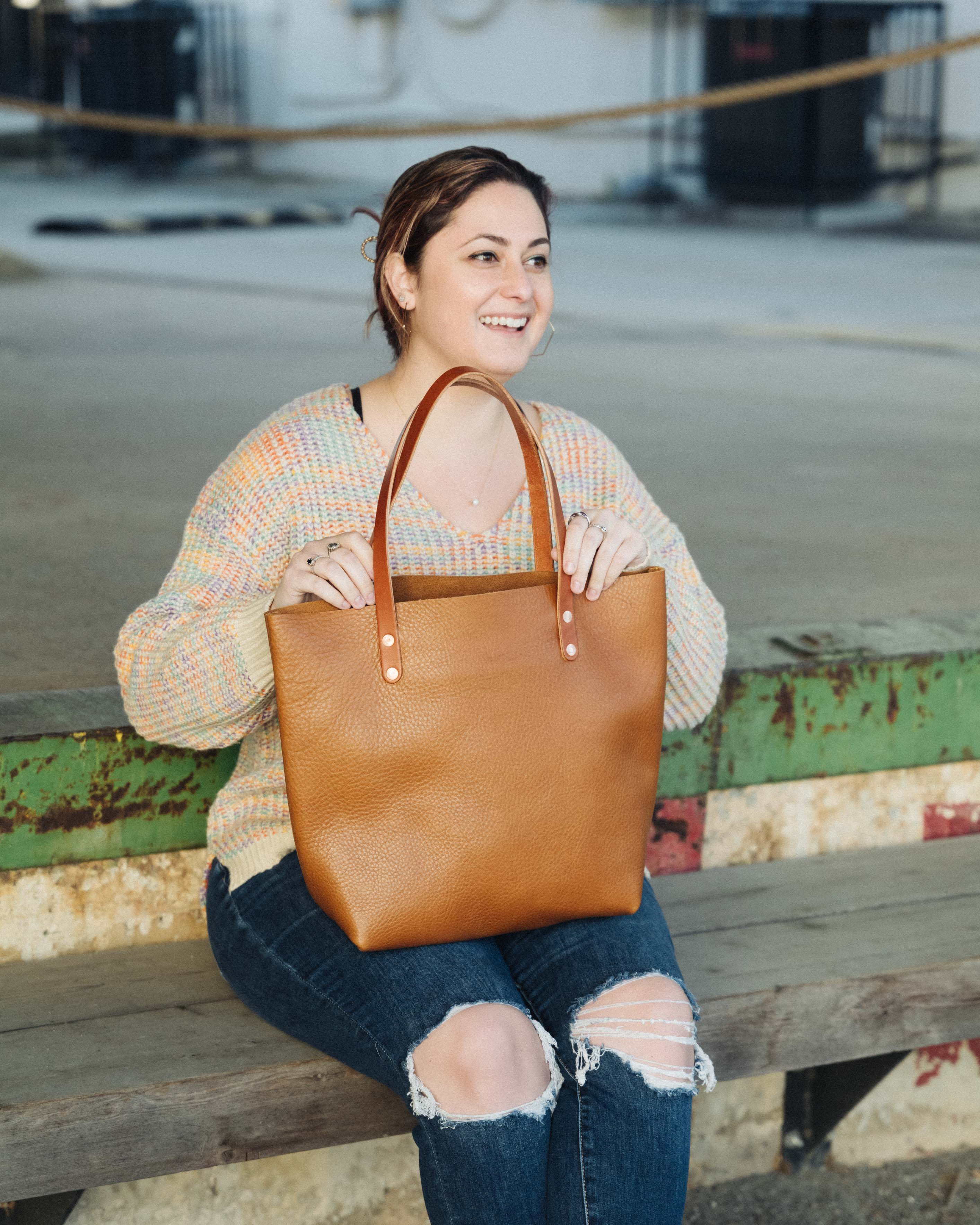 Cognac Cypress Tote - Image 10