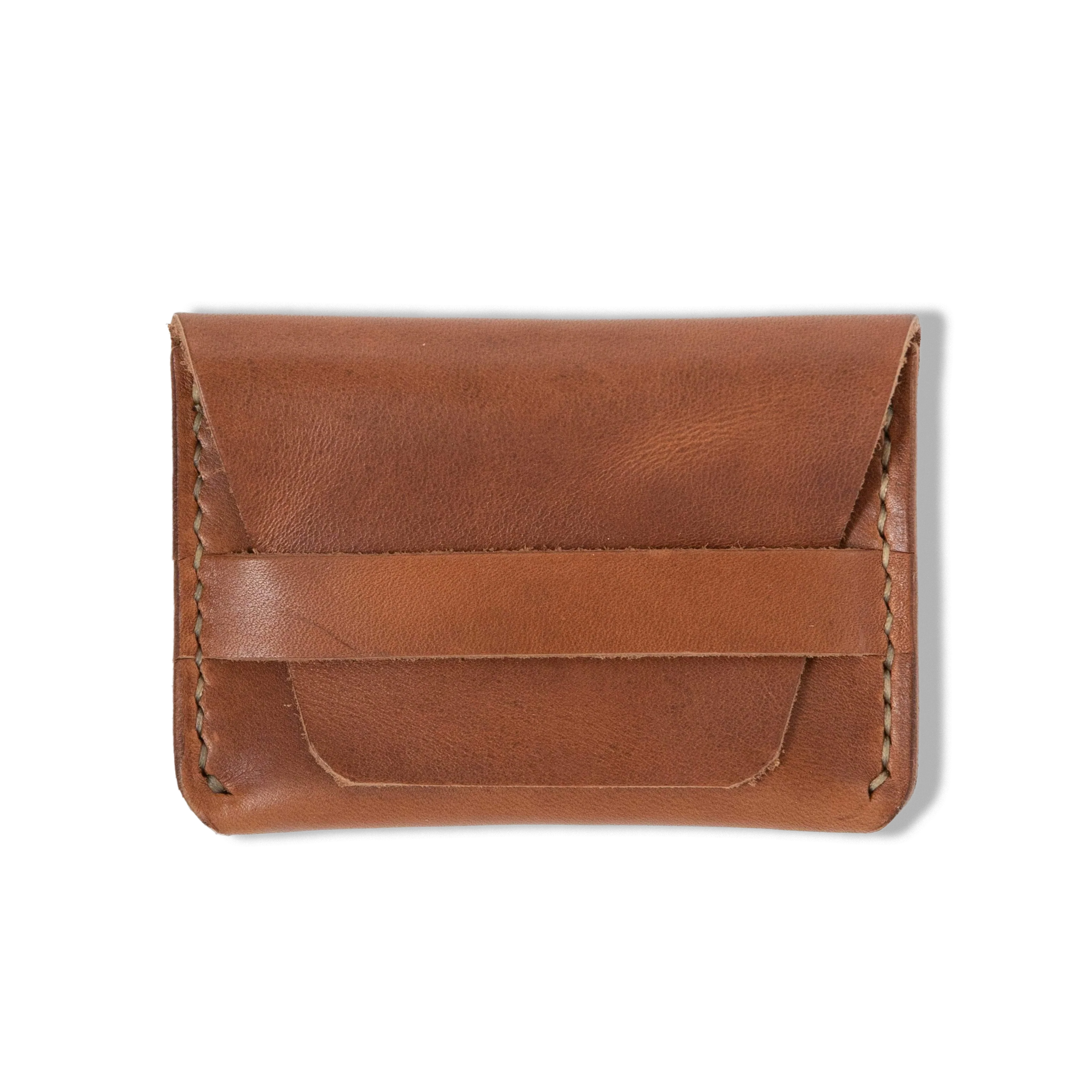 Cognac Flap Wallet