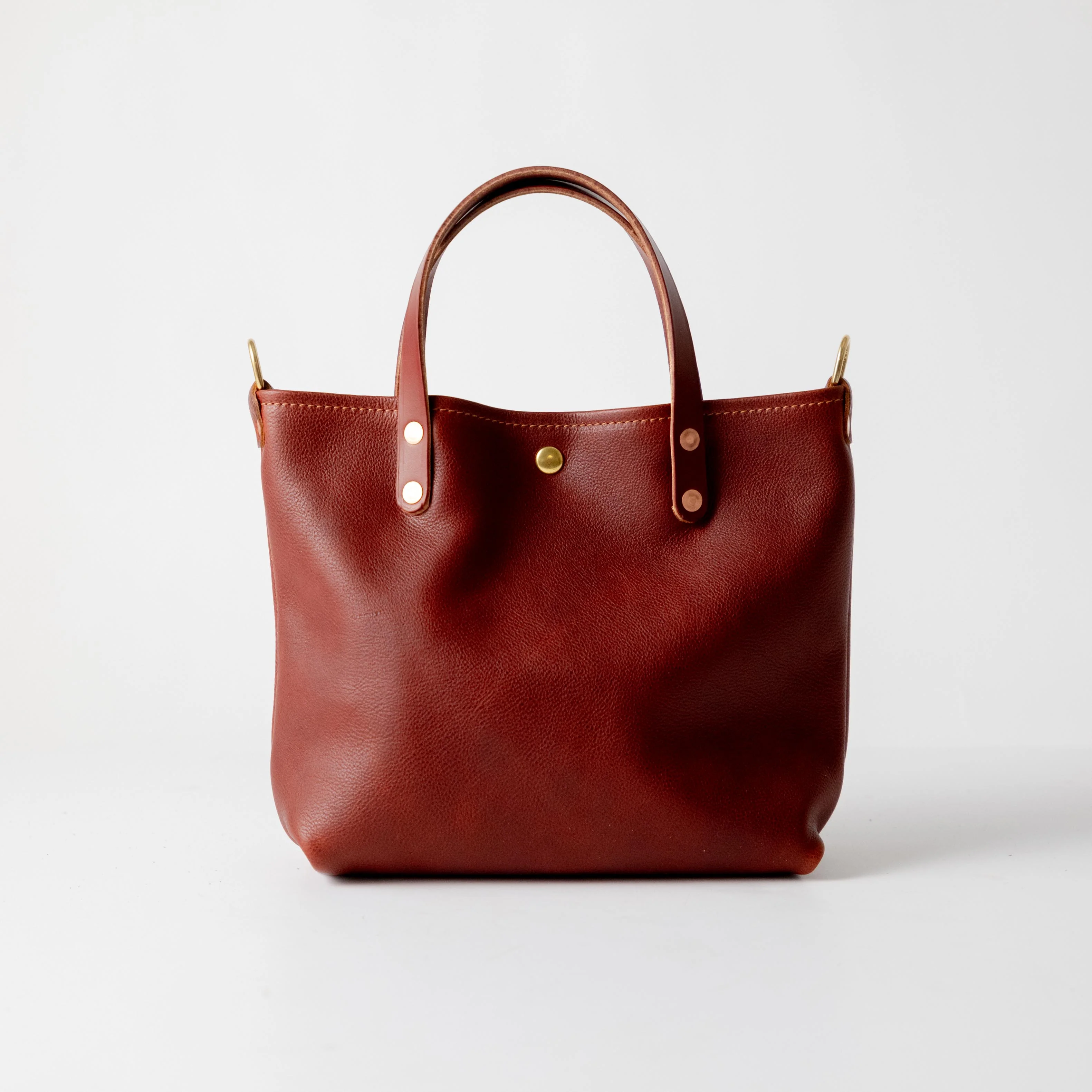 Dark Brown Bulldog Mini Travel Tote - Image 4