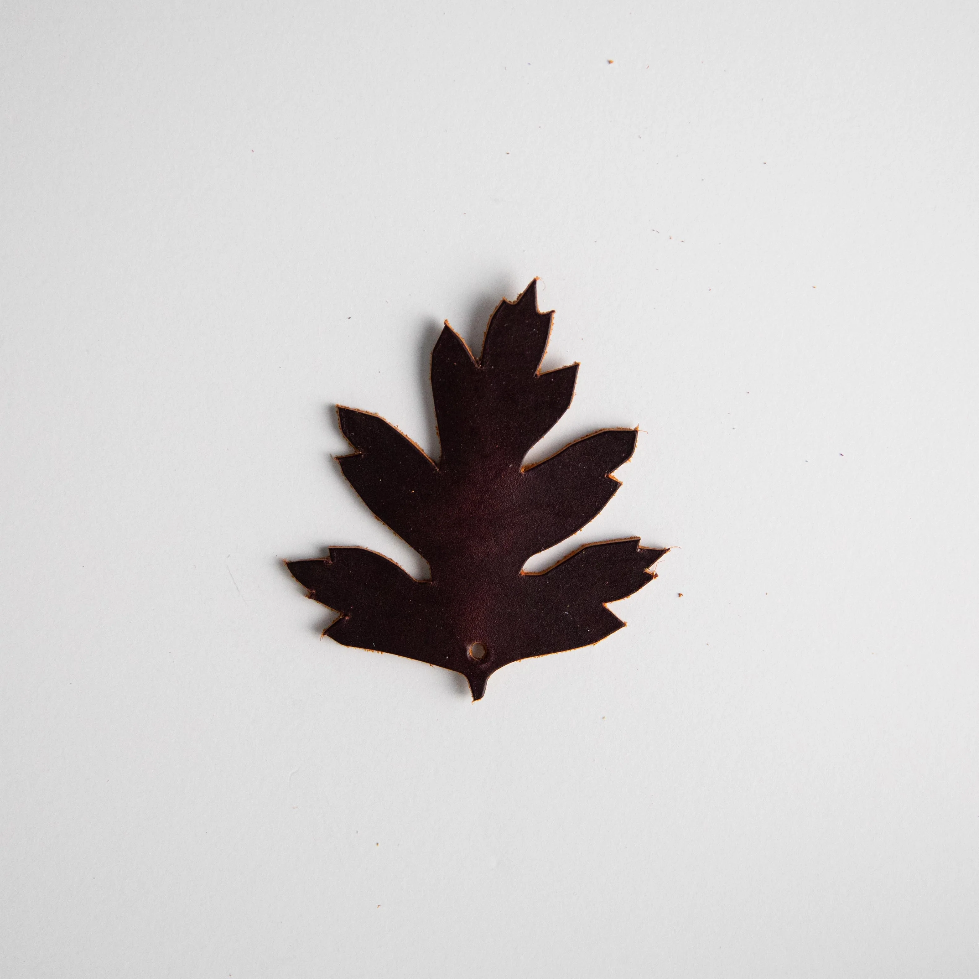 Dark Red Leaf Charms - Image 3
