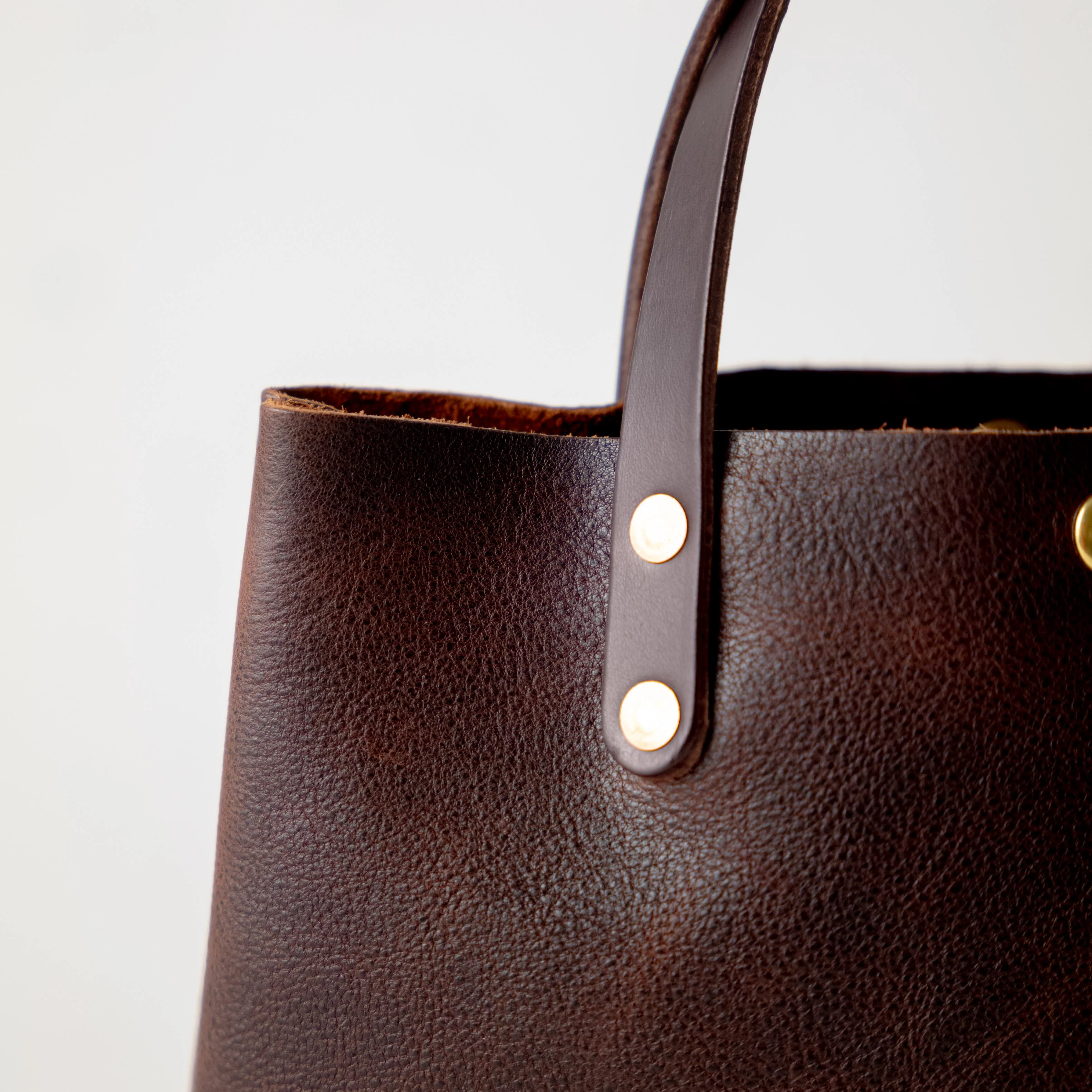 Dark Tan Bulldog Mini Tote - Image 5