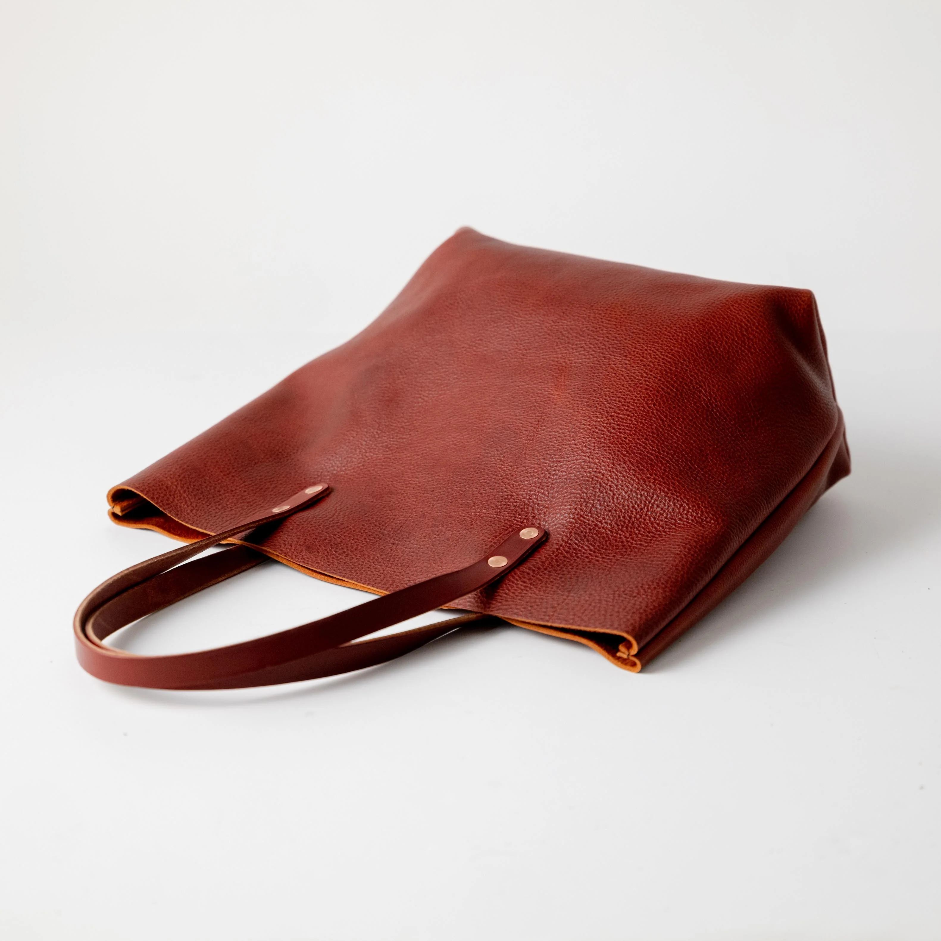 Dark Tan Bulldog Tote - Image 7