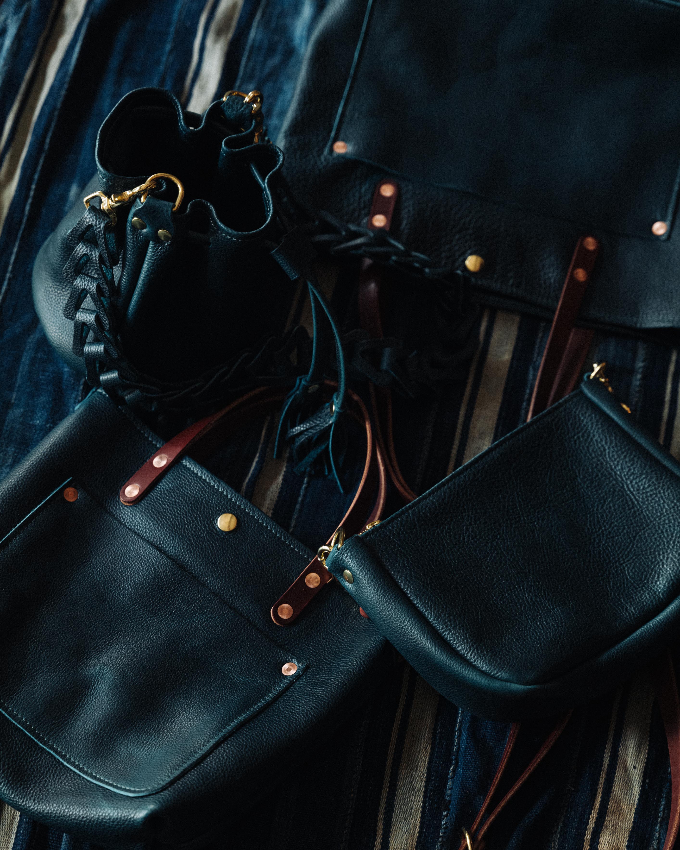 Dark Teal Bulldog Medium Crossbody Bag - Image 14