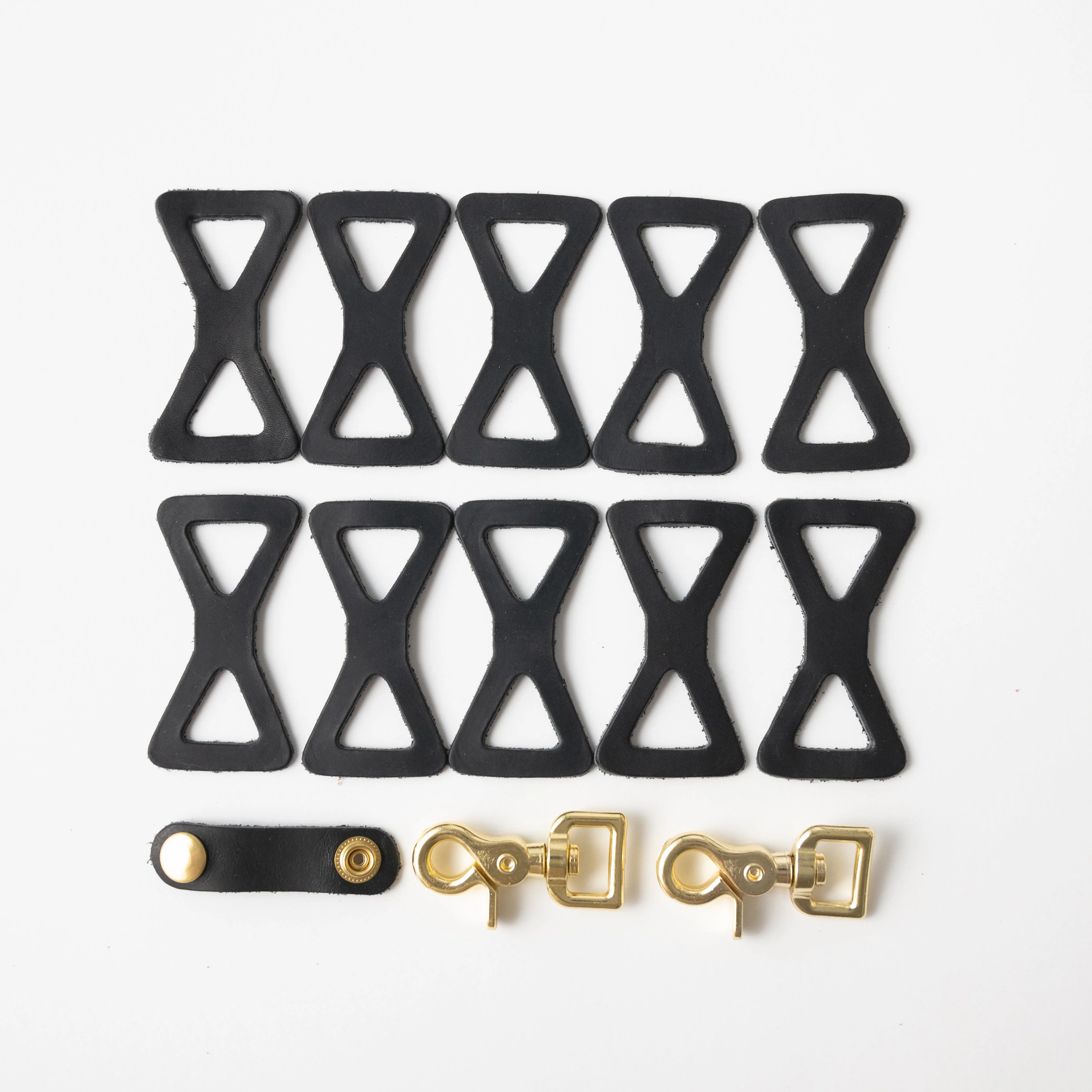 Black Harvest Leather Chain Links - Image 2