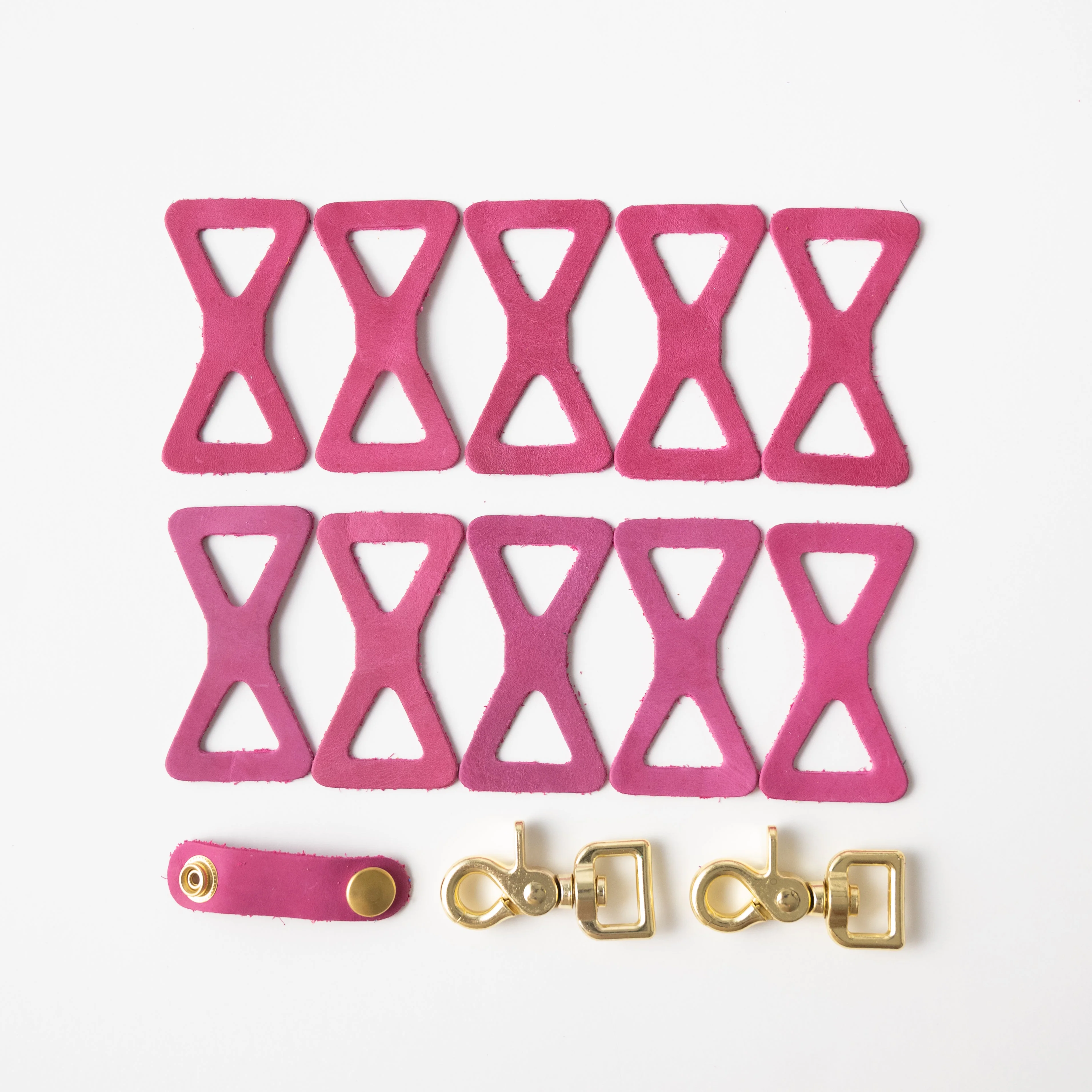 Pink Leather Chain Links - Image 2