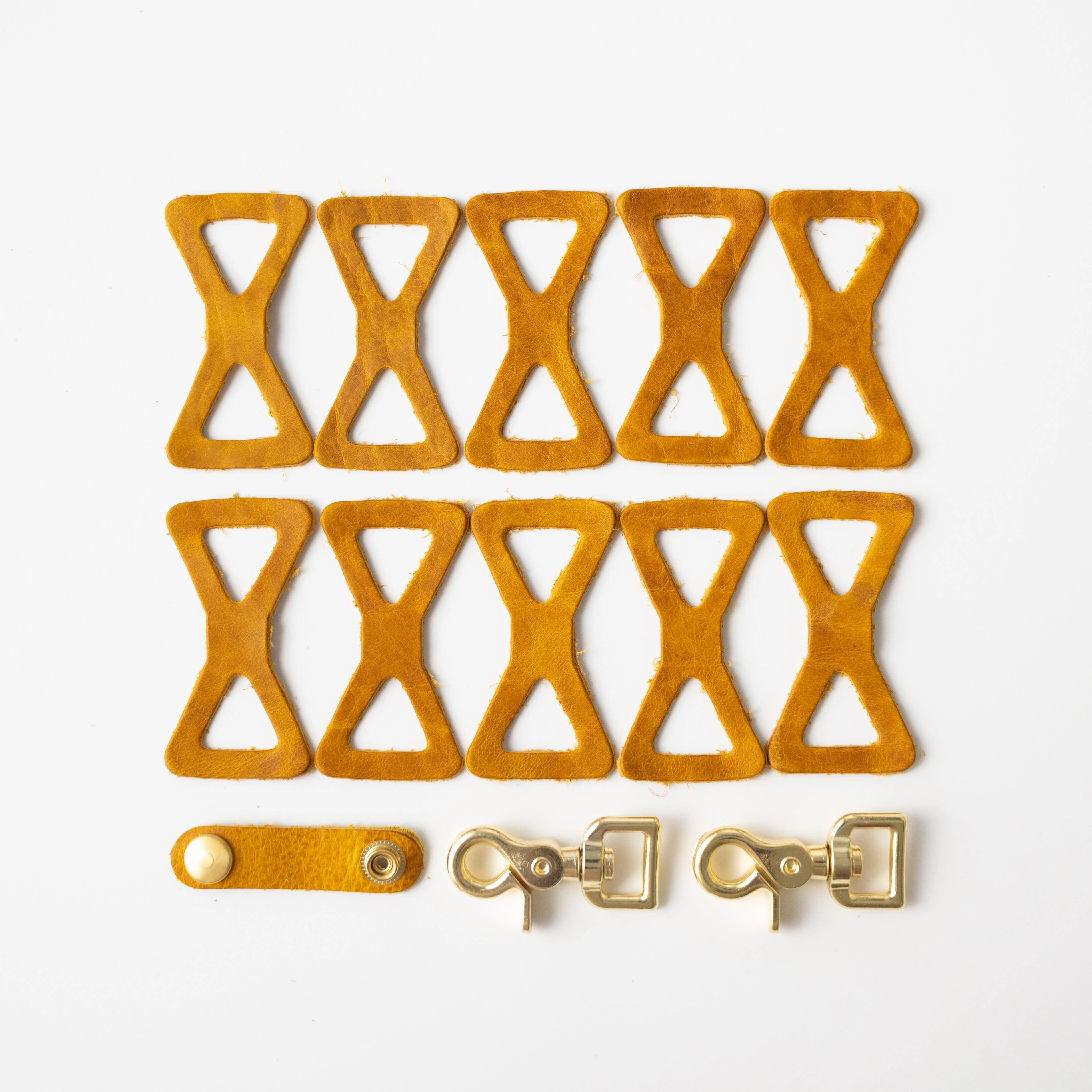 Yellow Bison Leather Chain Links - Image 2