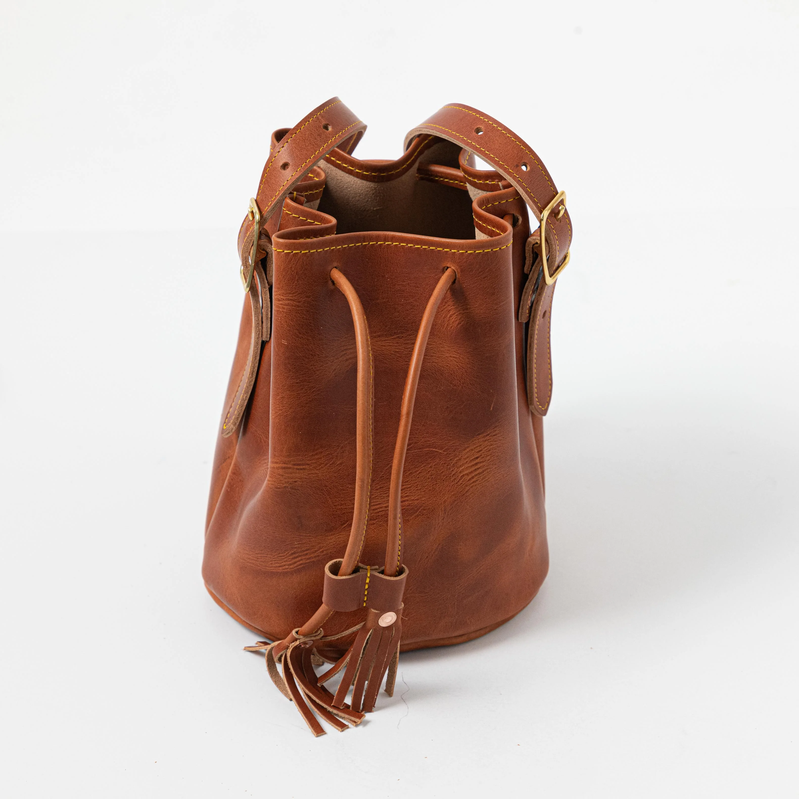 English Tan Dublin Bucket Bag - Image 6