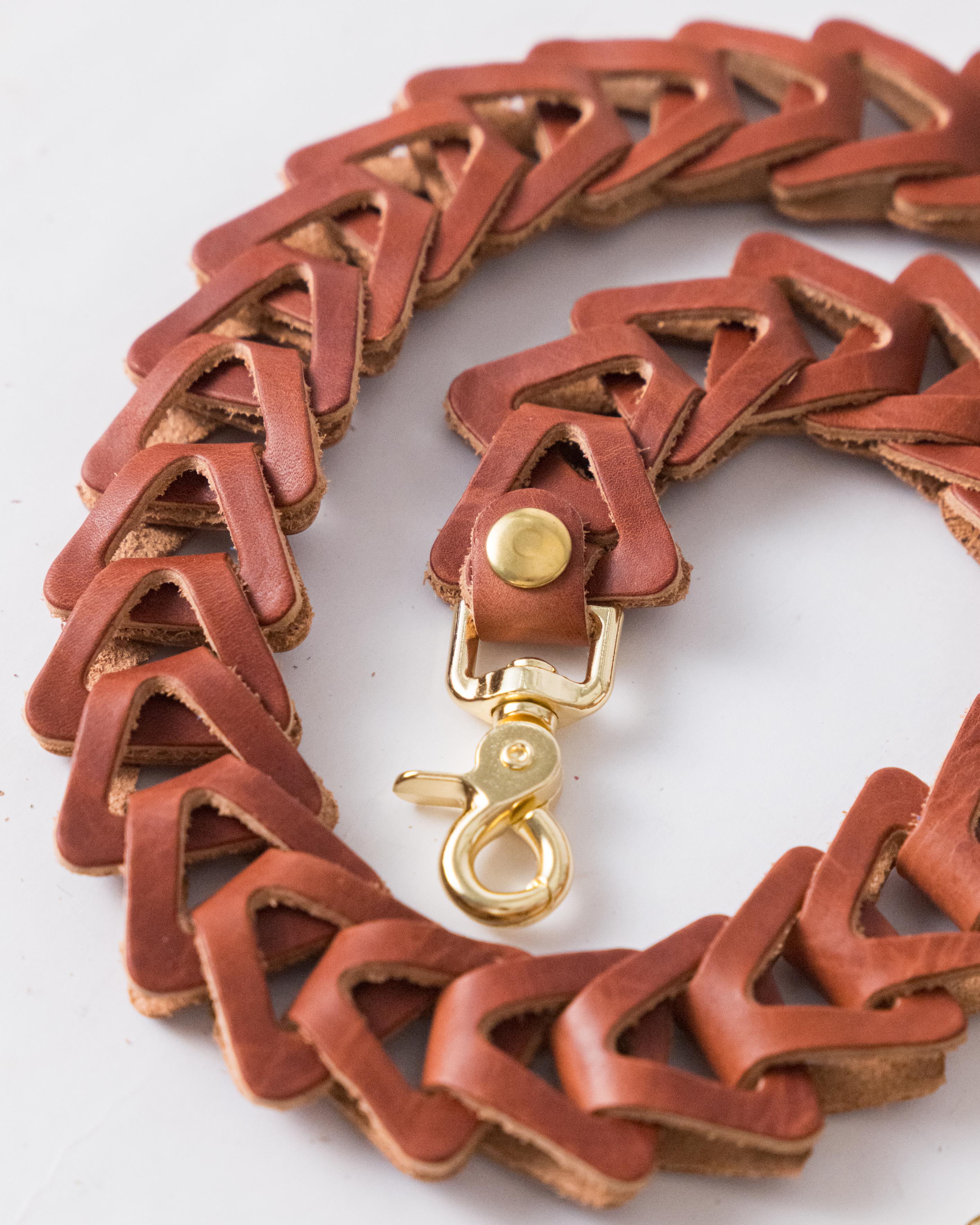 English Tan Dublin Chain Link Strap - Image 2