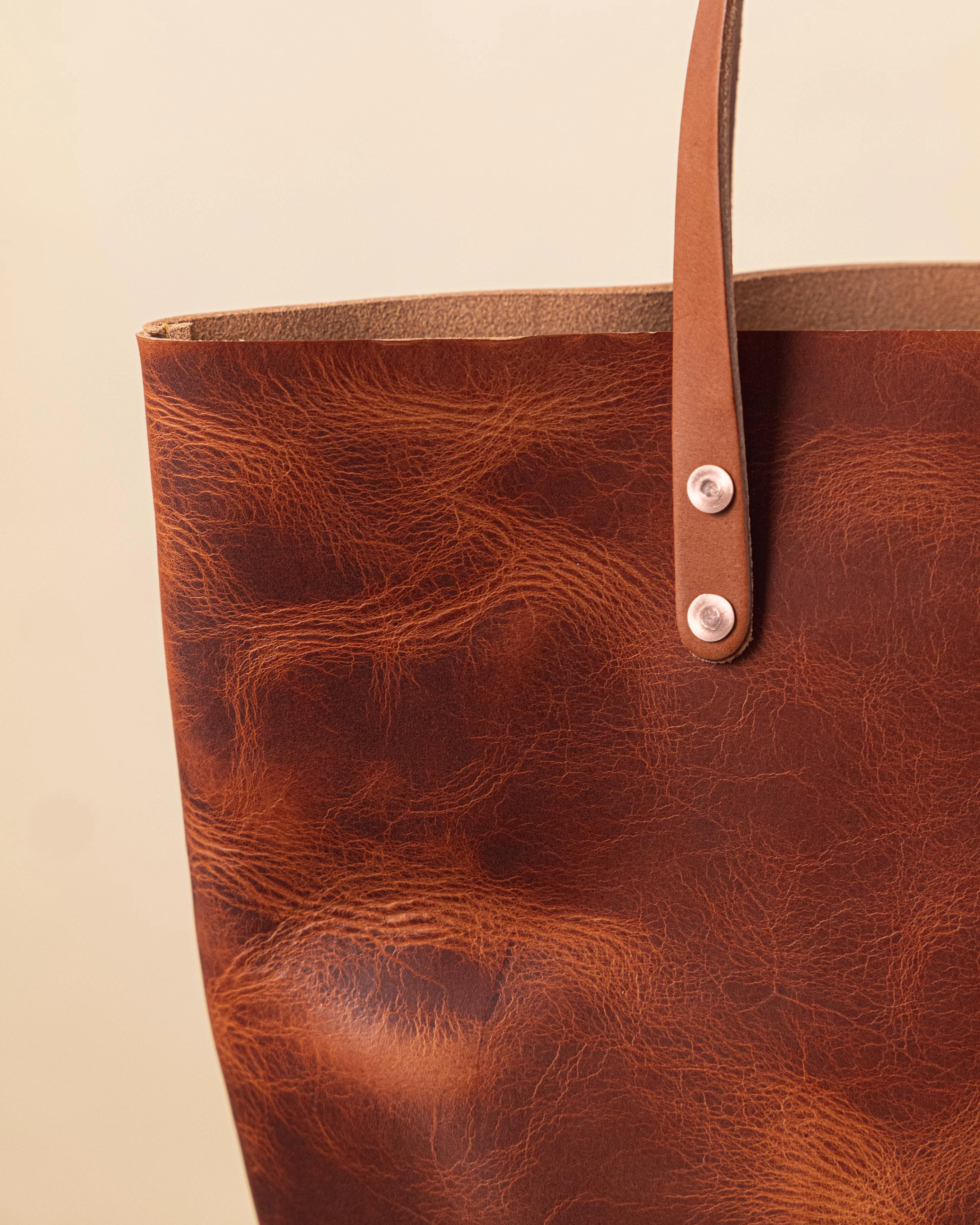 English Tan Dublin East West Tote - Image 8