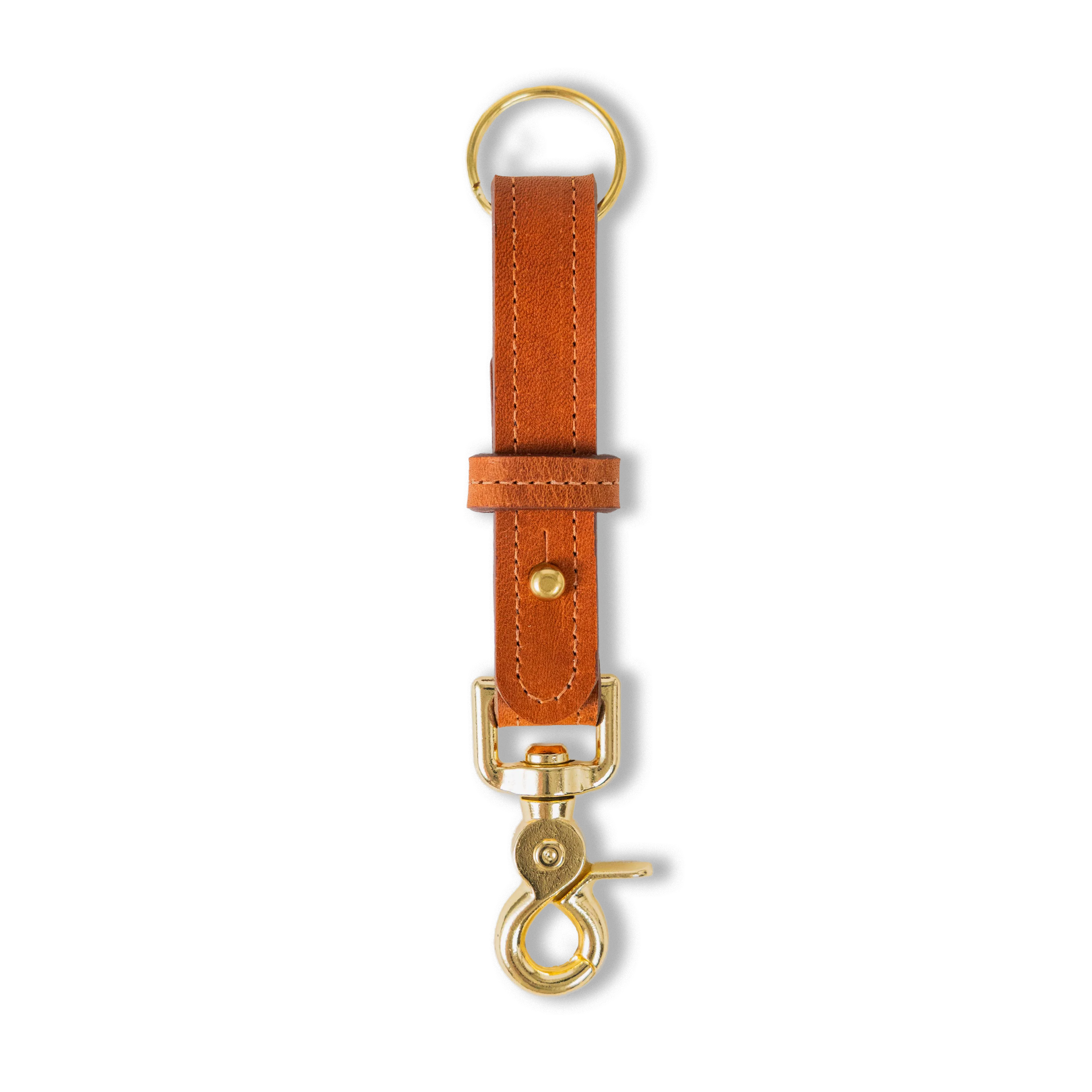 English Tan Dublin Key Lanyard