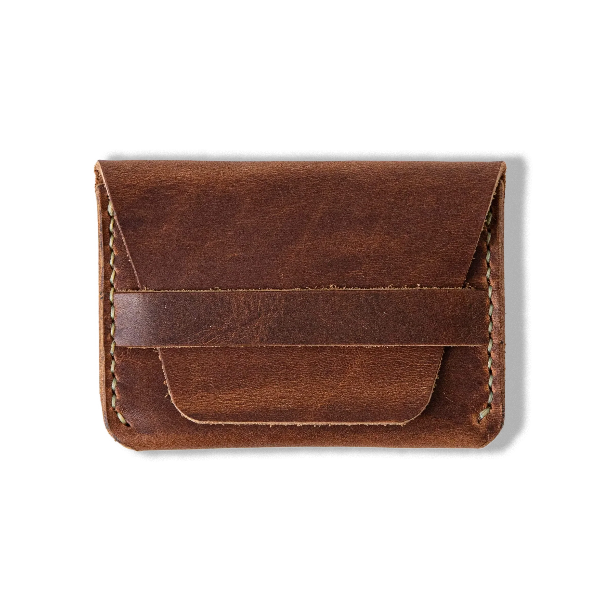 English Tan Flap Wallet