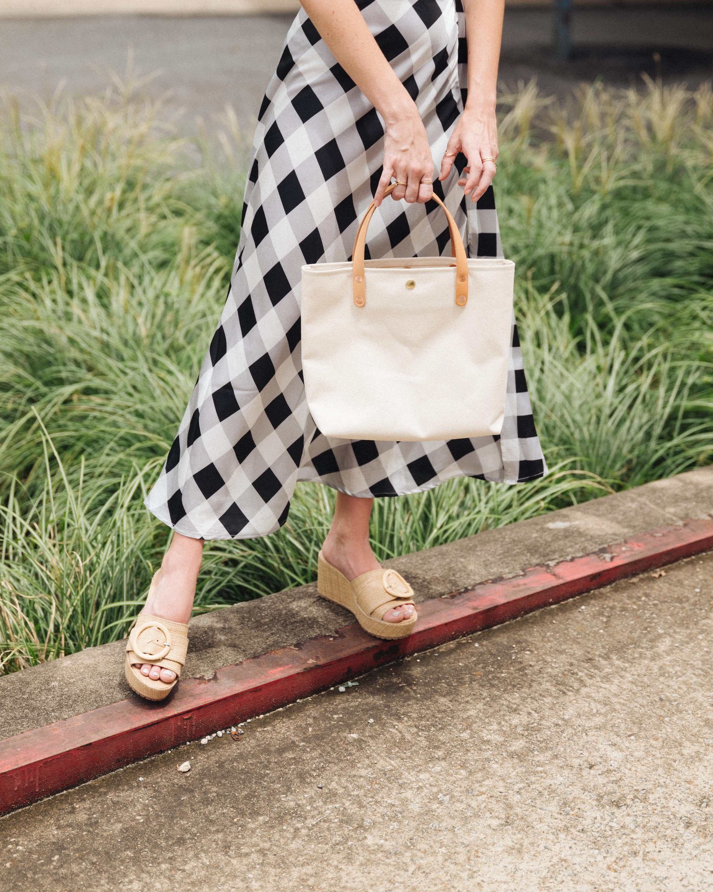 Field Tan Canvas Mini Tote - Image 7