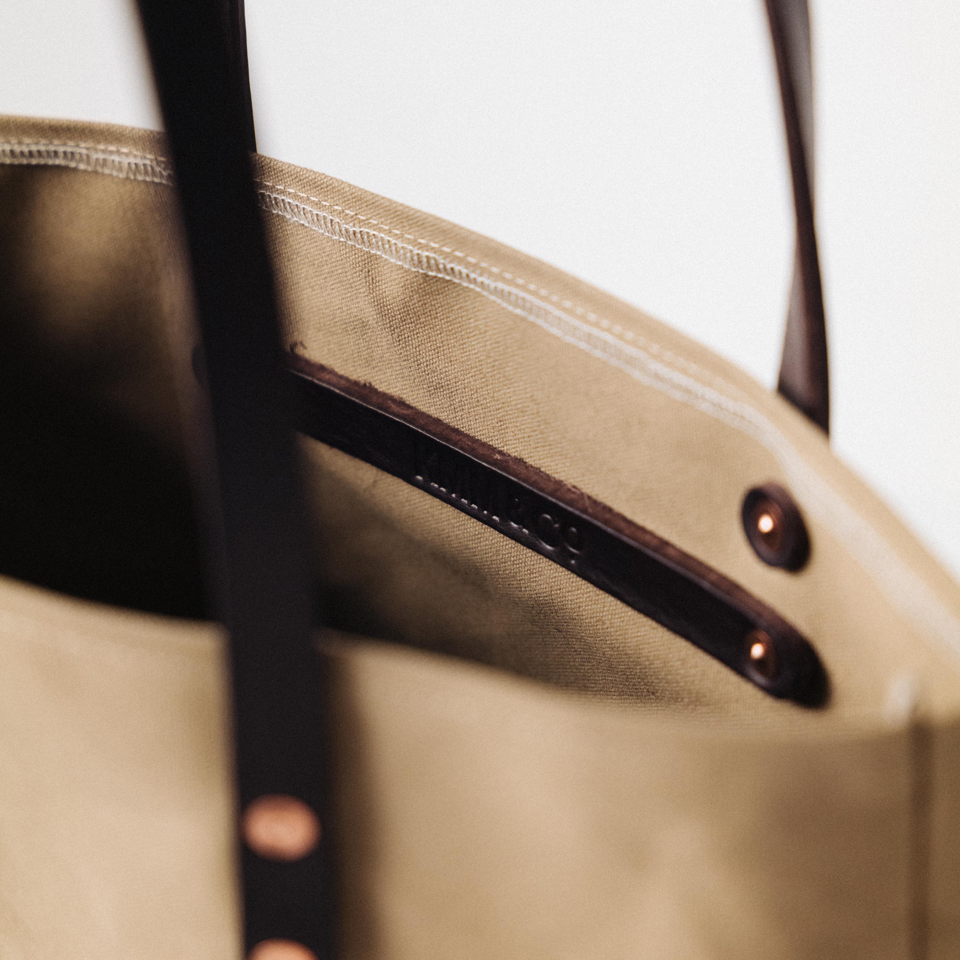 Field Tan Canvas Tote - Image 3