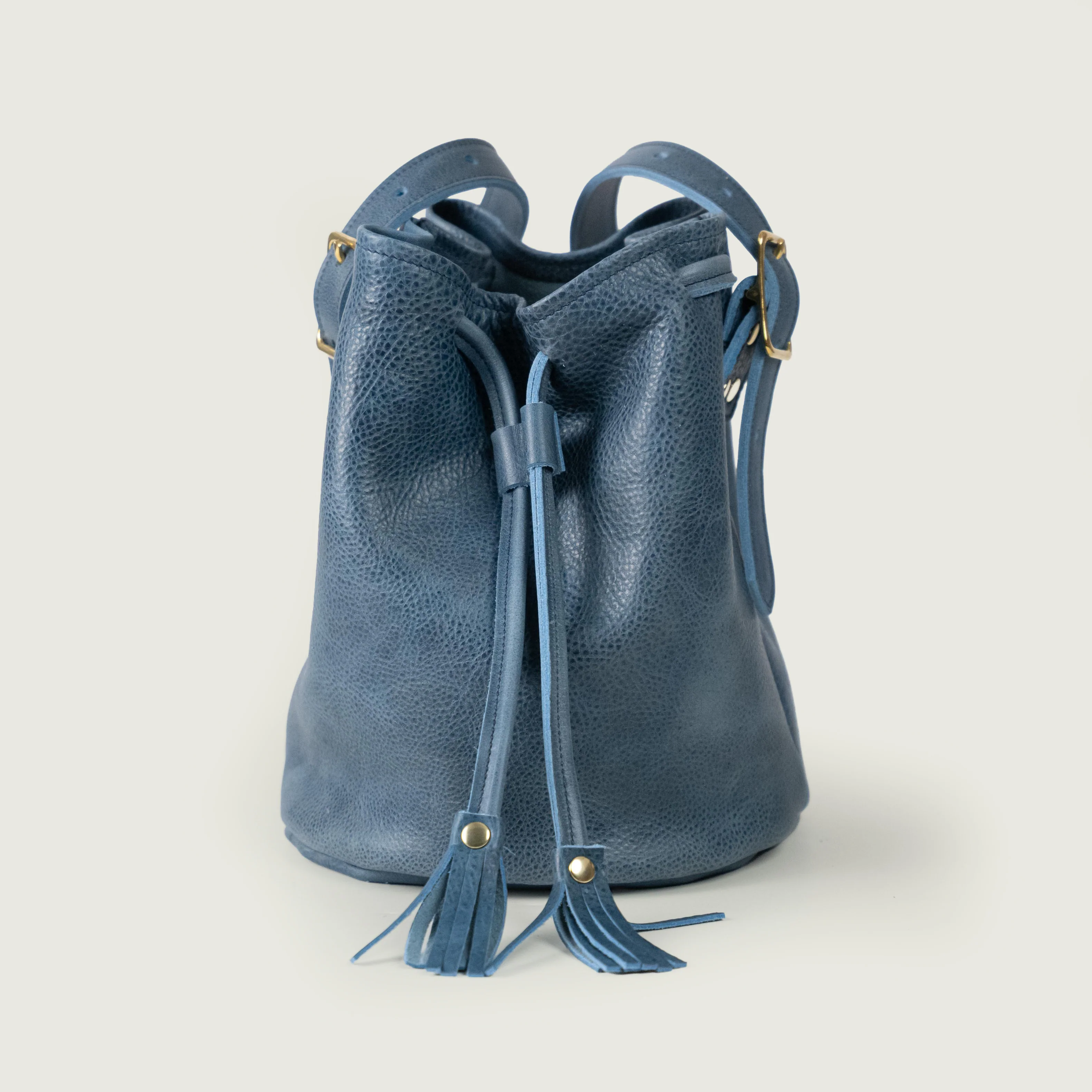 French Blue Bulldog Bucket Bag