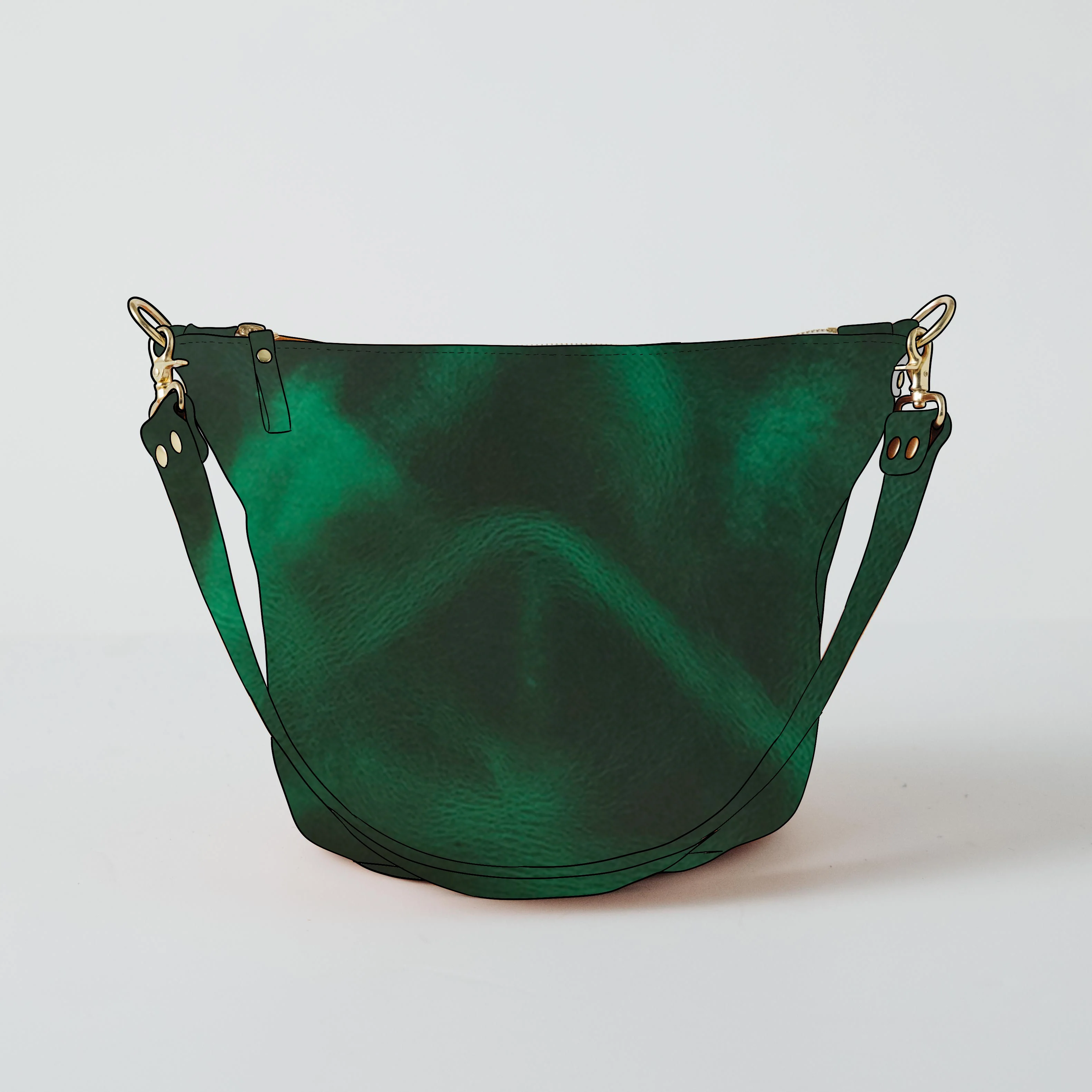 Golf Green Dublin Zip-Top Bucket Bag