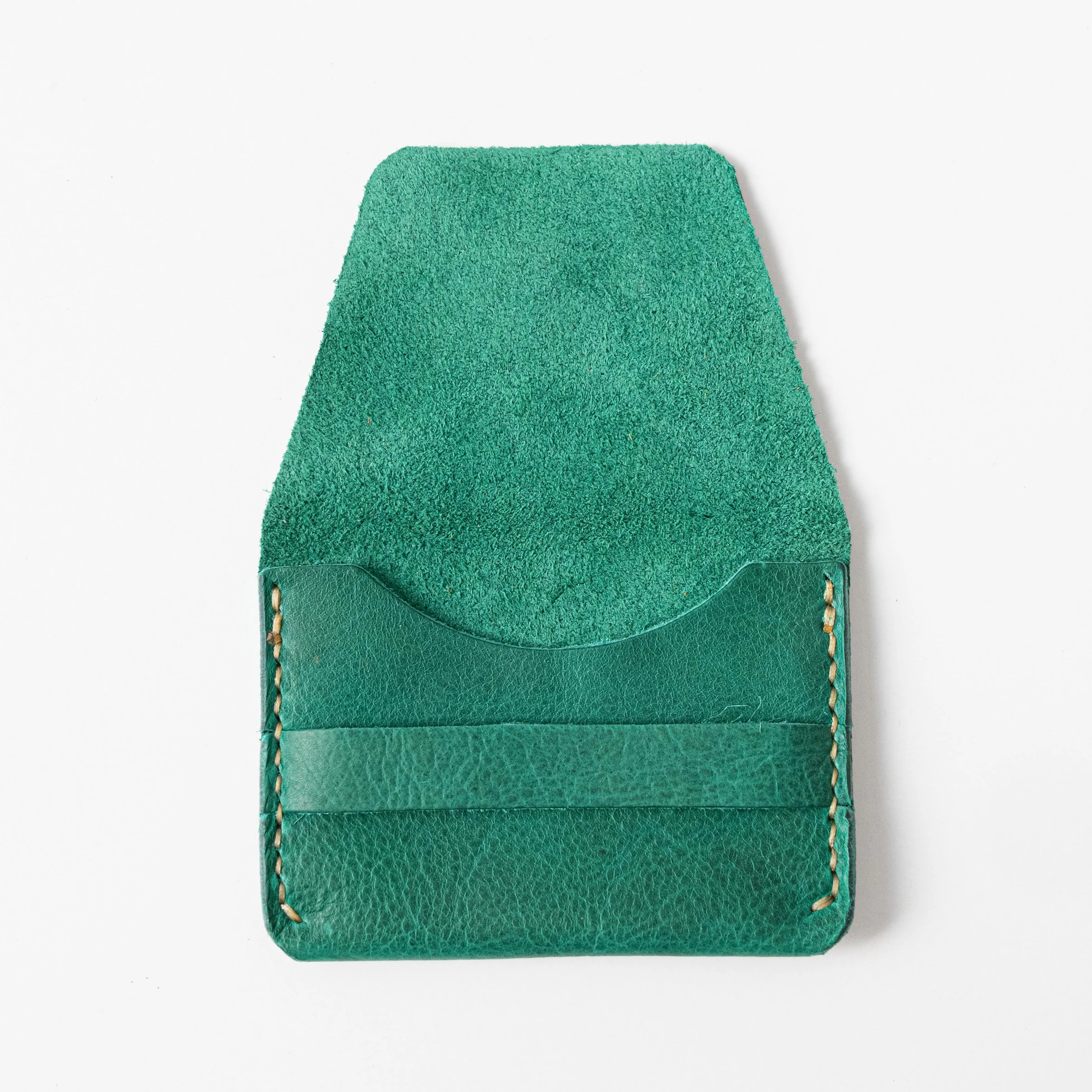 Green Bison Flap Wallet - Image 2