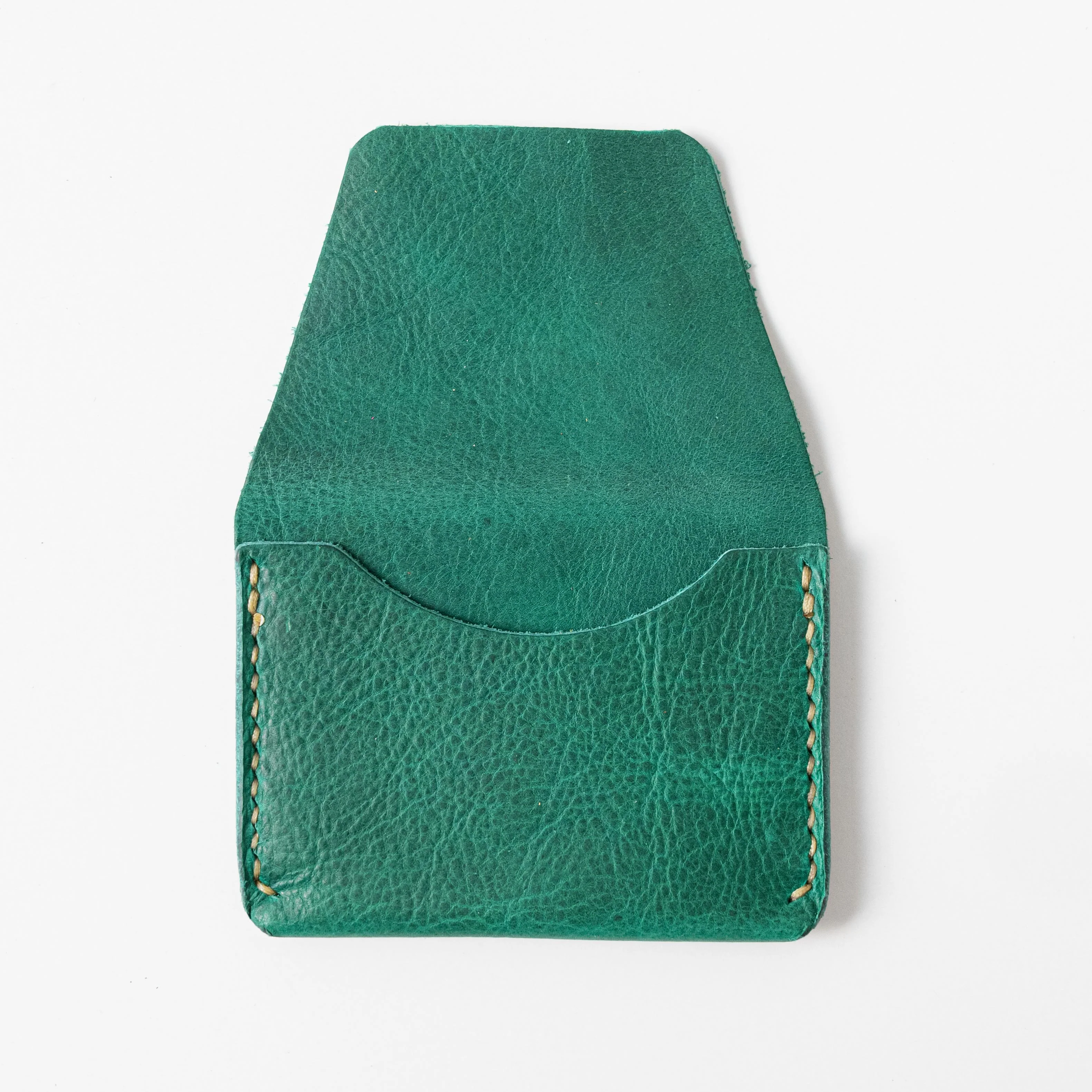 Green Bison Flap Wallet - Image 3
