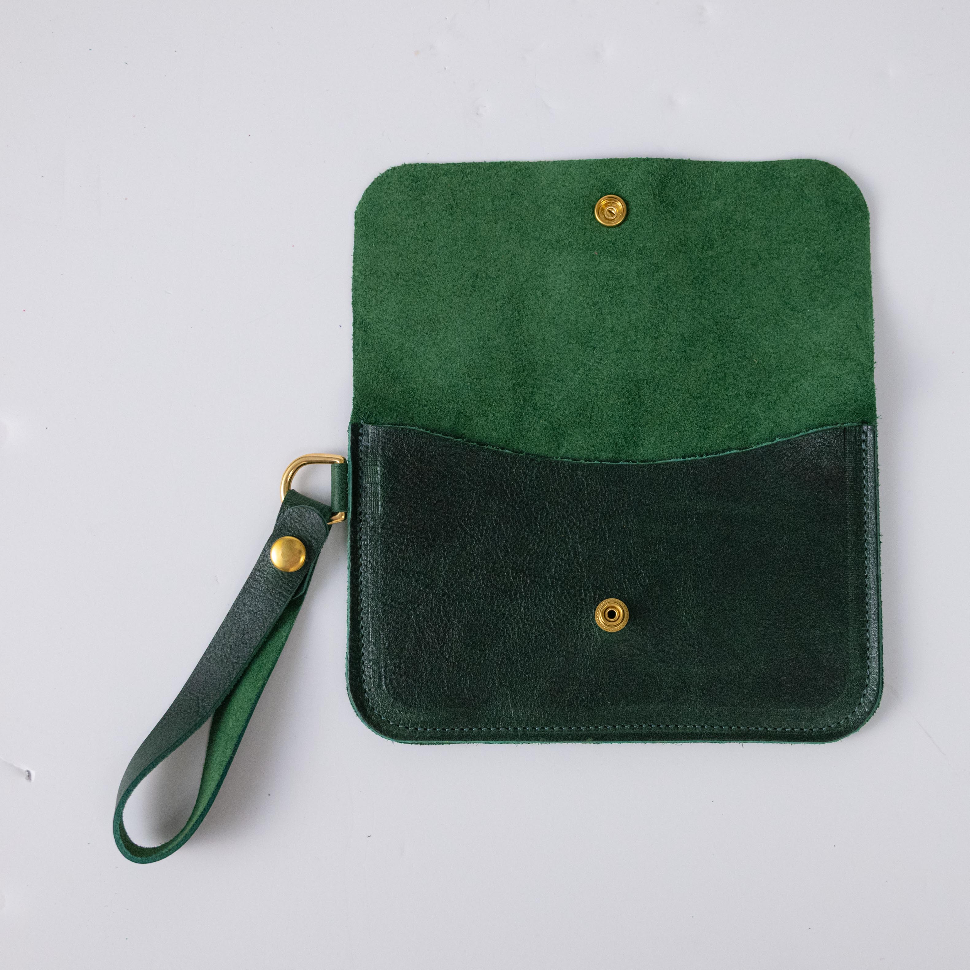 Green Bulldog Wristlet Clutch - Image 3