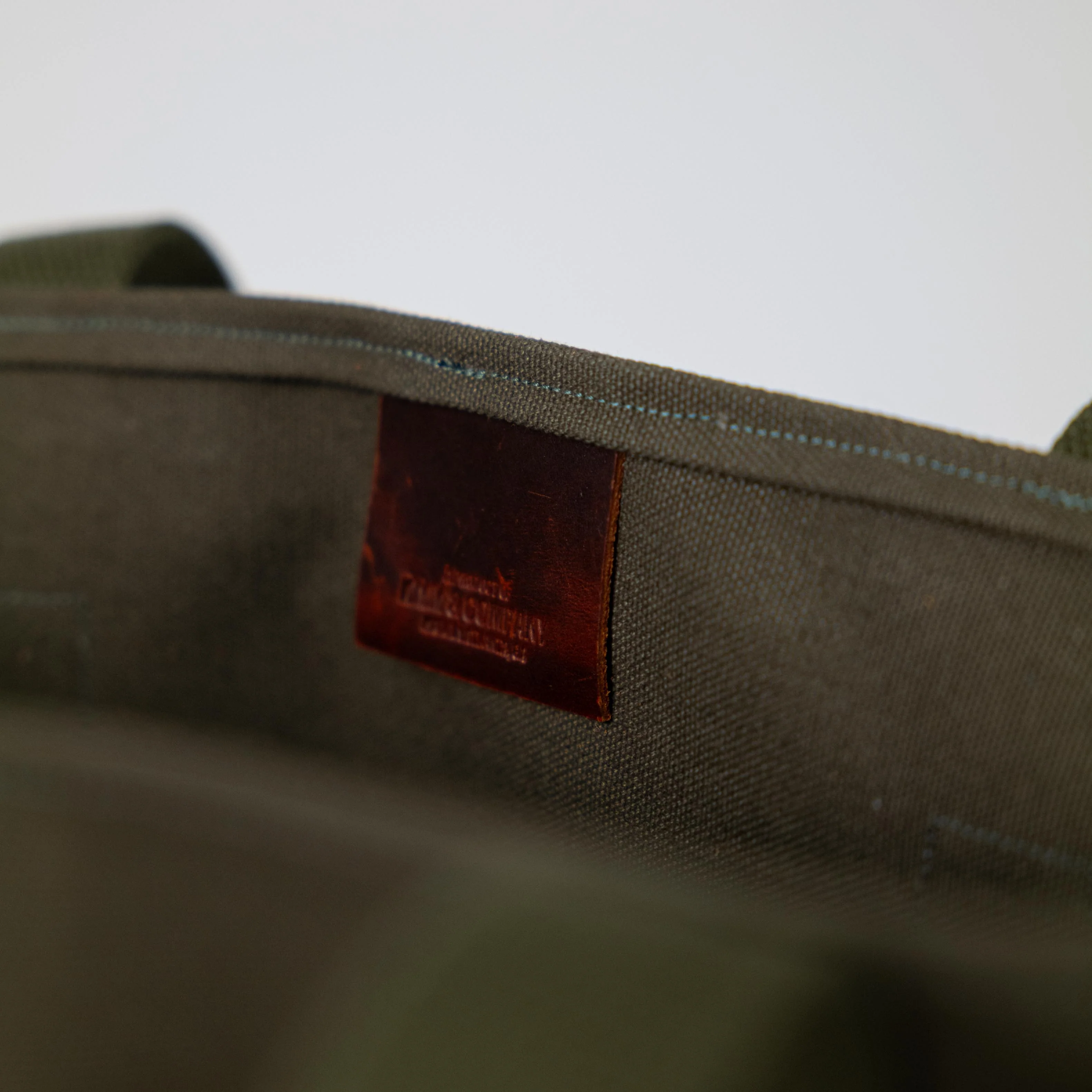 Green Canvas Carryall - Image 5