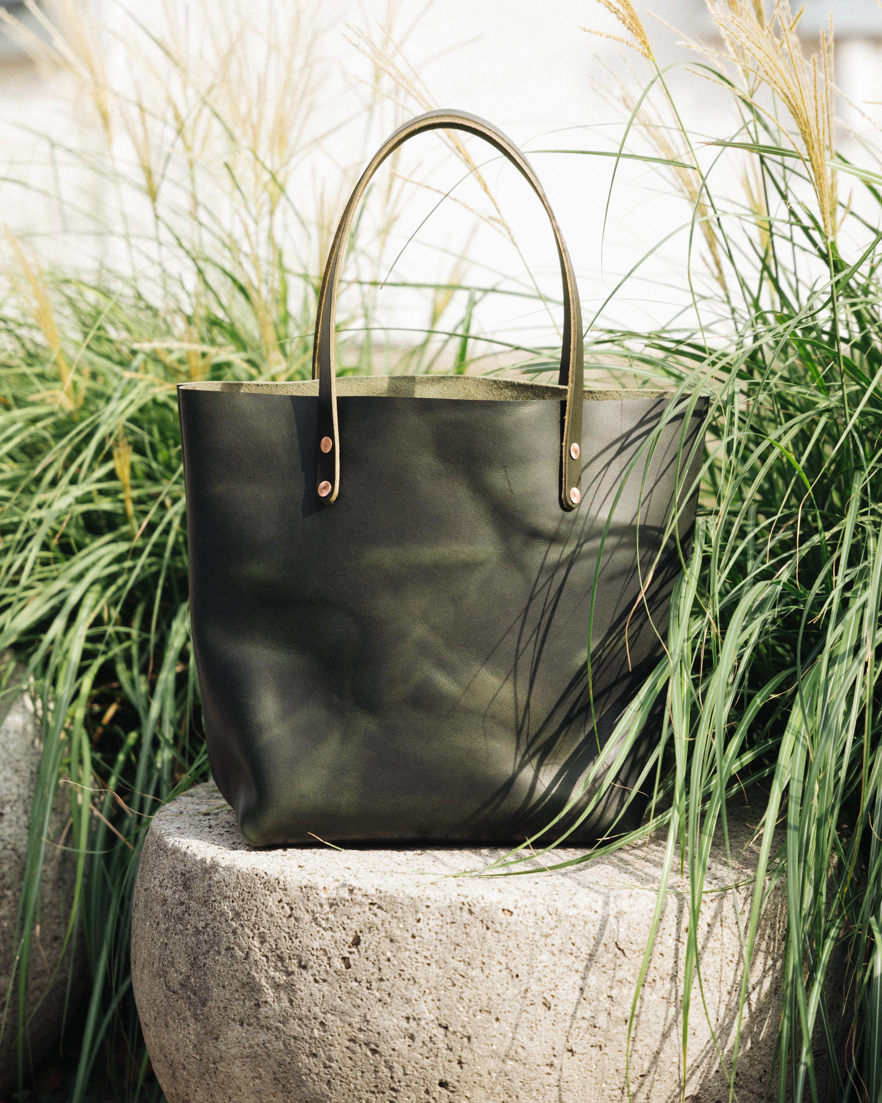 Green Dublin East West Tote - Image 4