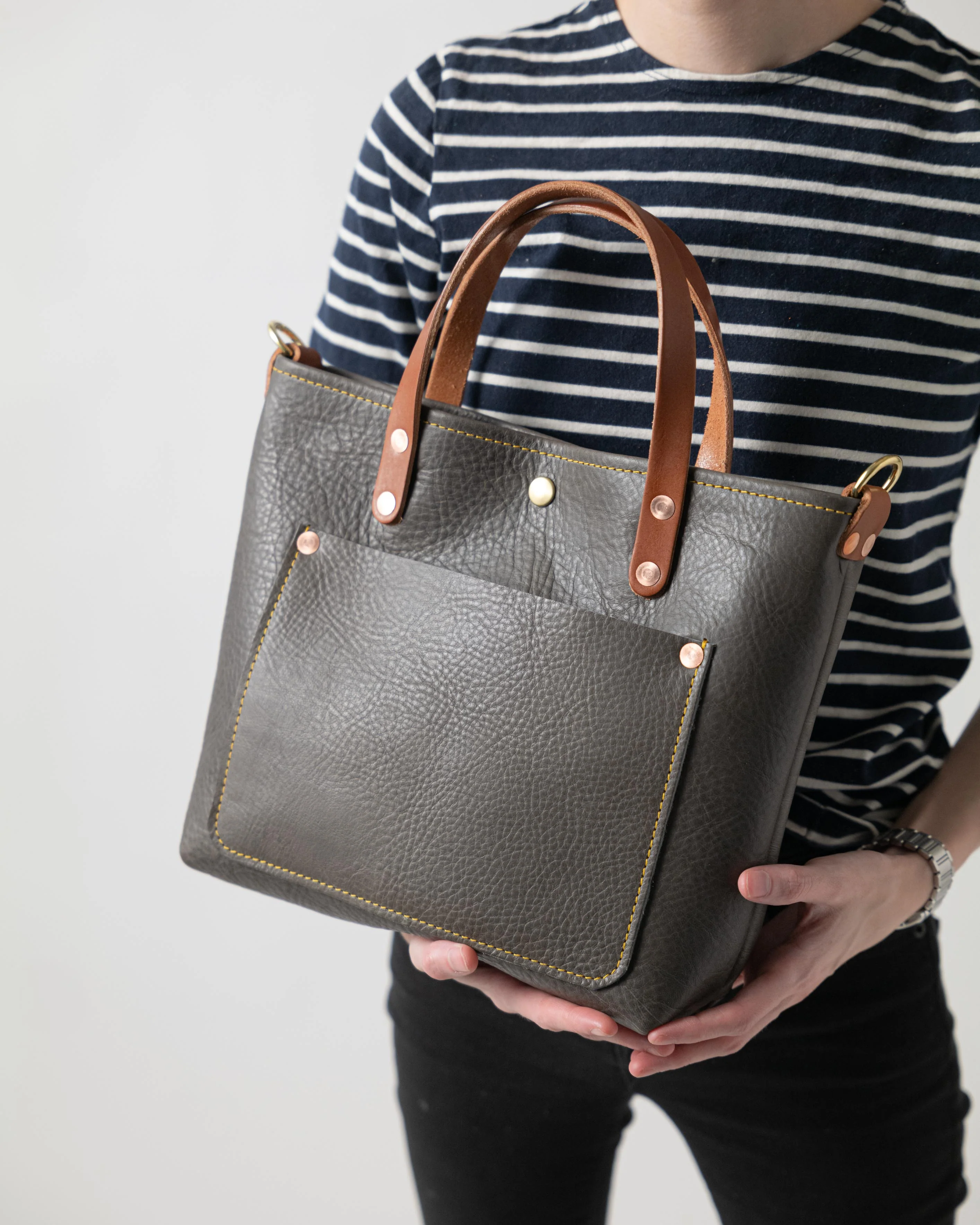 Grey Cypress Mini Travel Tote - Image 11