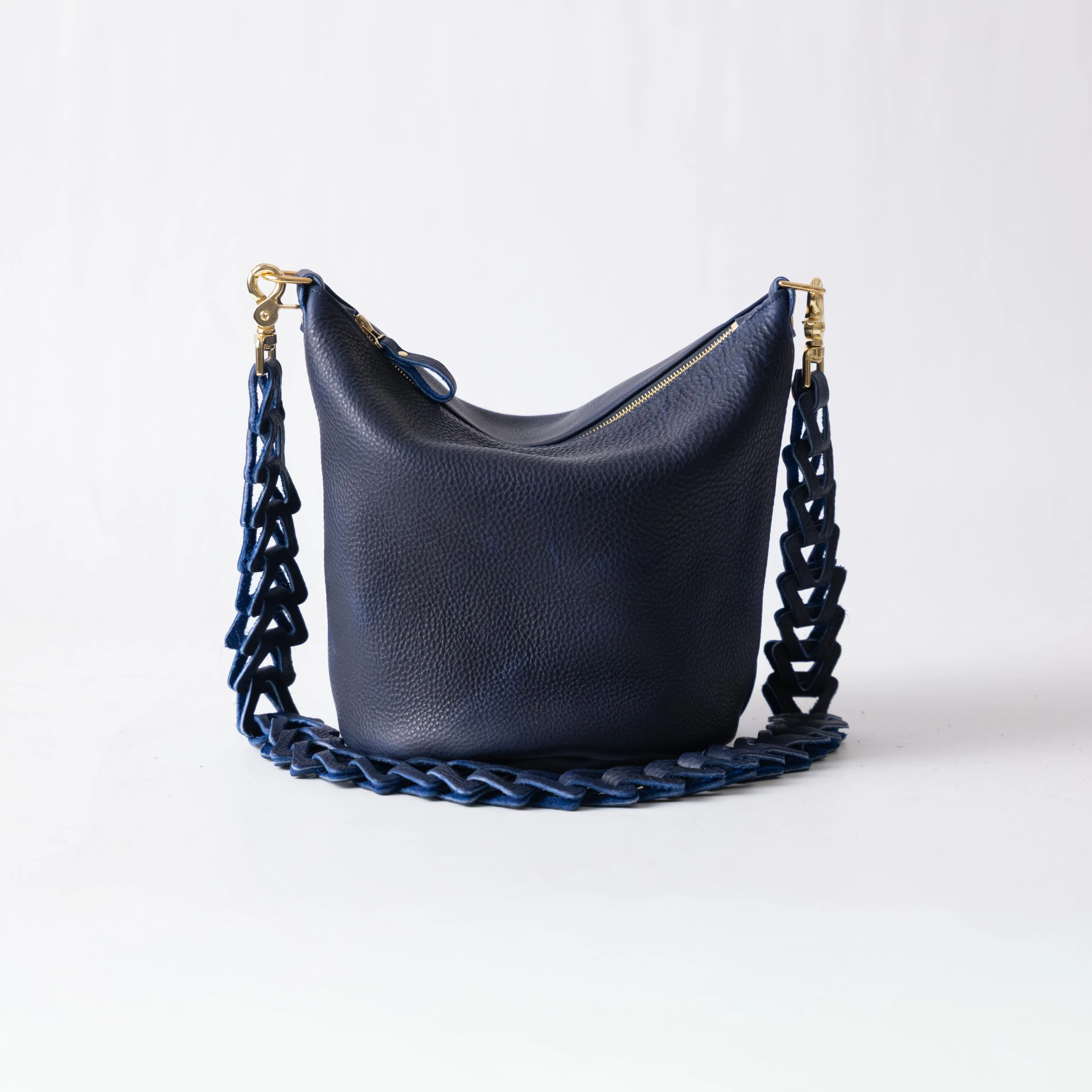 Ink Washed Cavalier Mini Zip-Top Bucket Bag