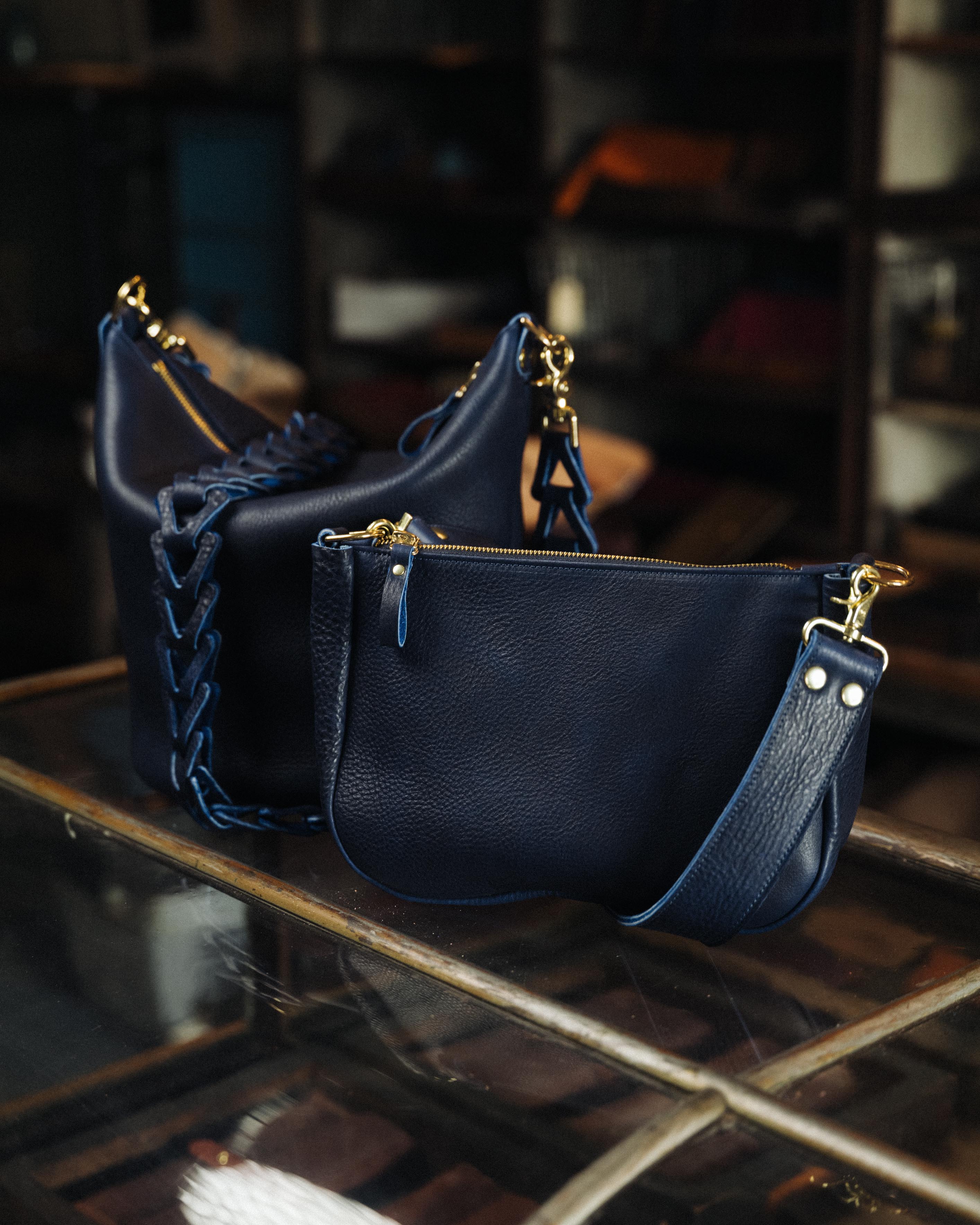 Ink Washed Cavalier Mini Zip-Top Bucket Bag - Image 4