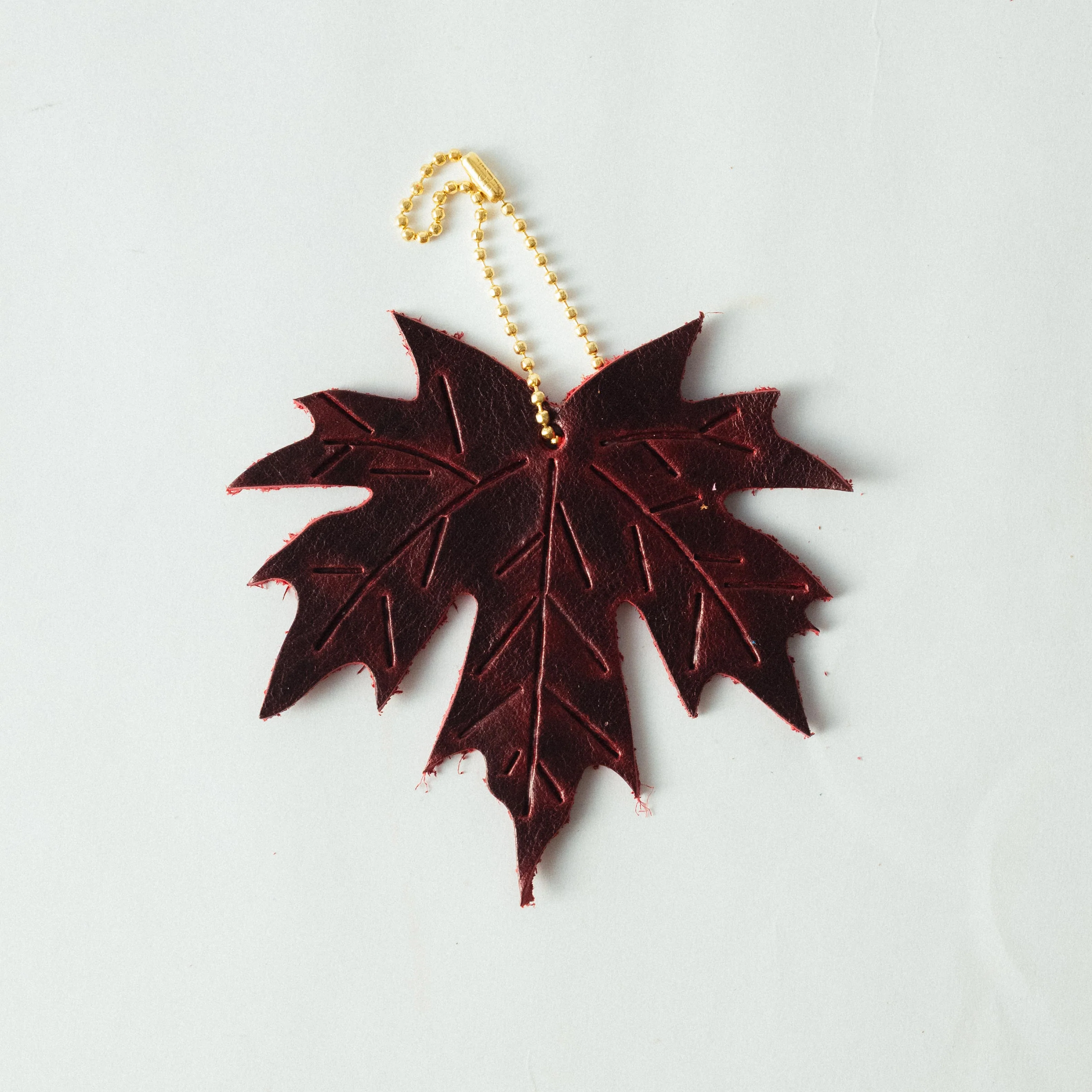 Leather Maple Leaf Charm - Image 7