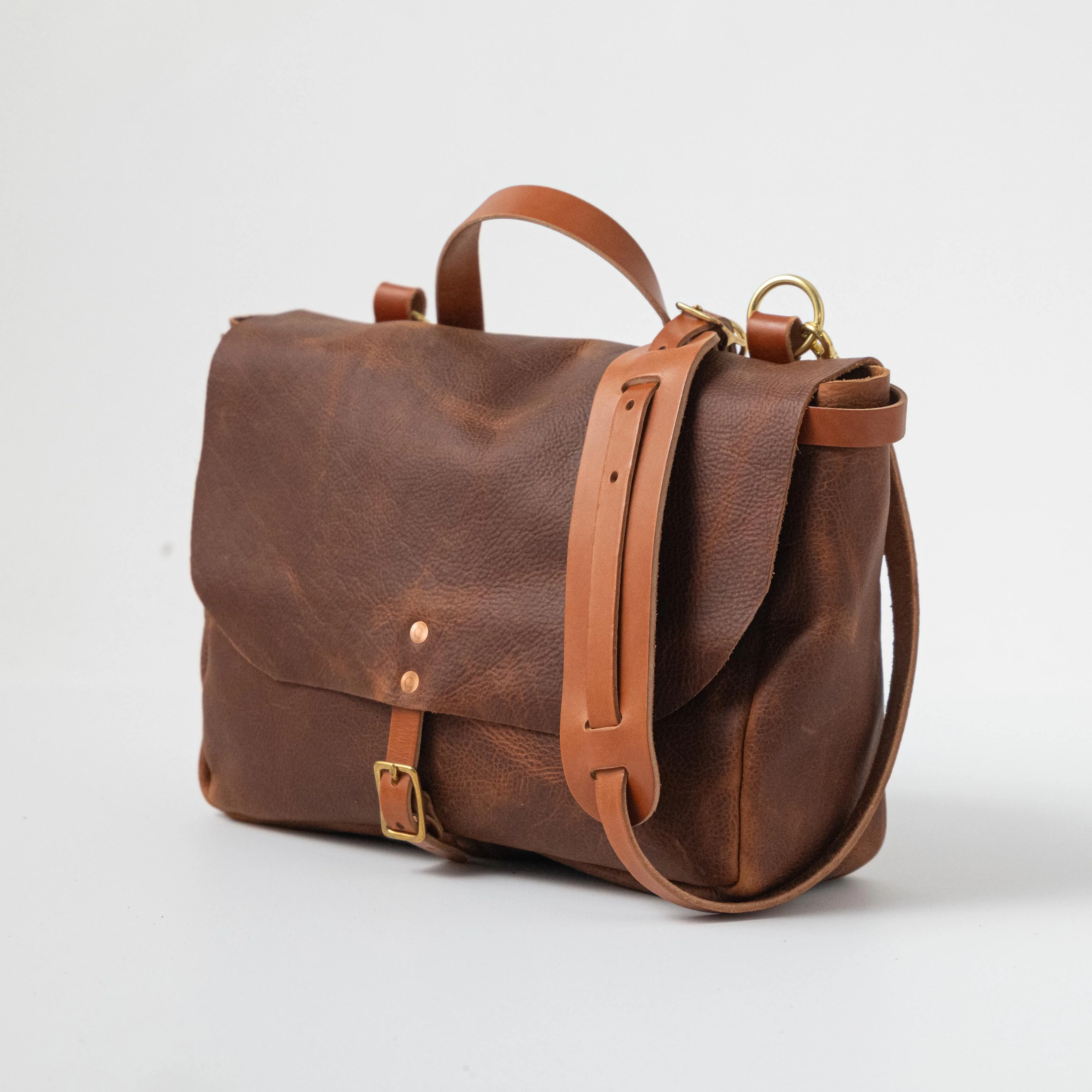 Leather Messenger Bag - Image 2